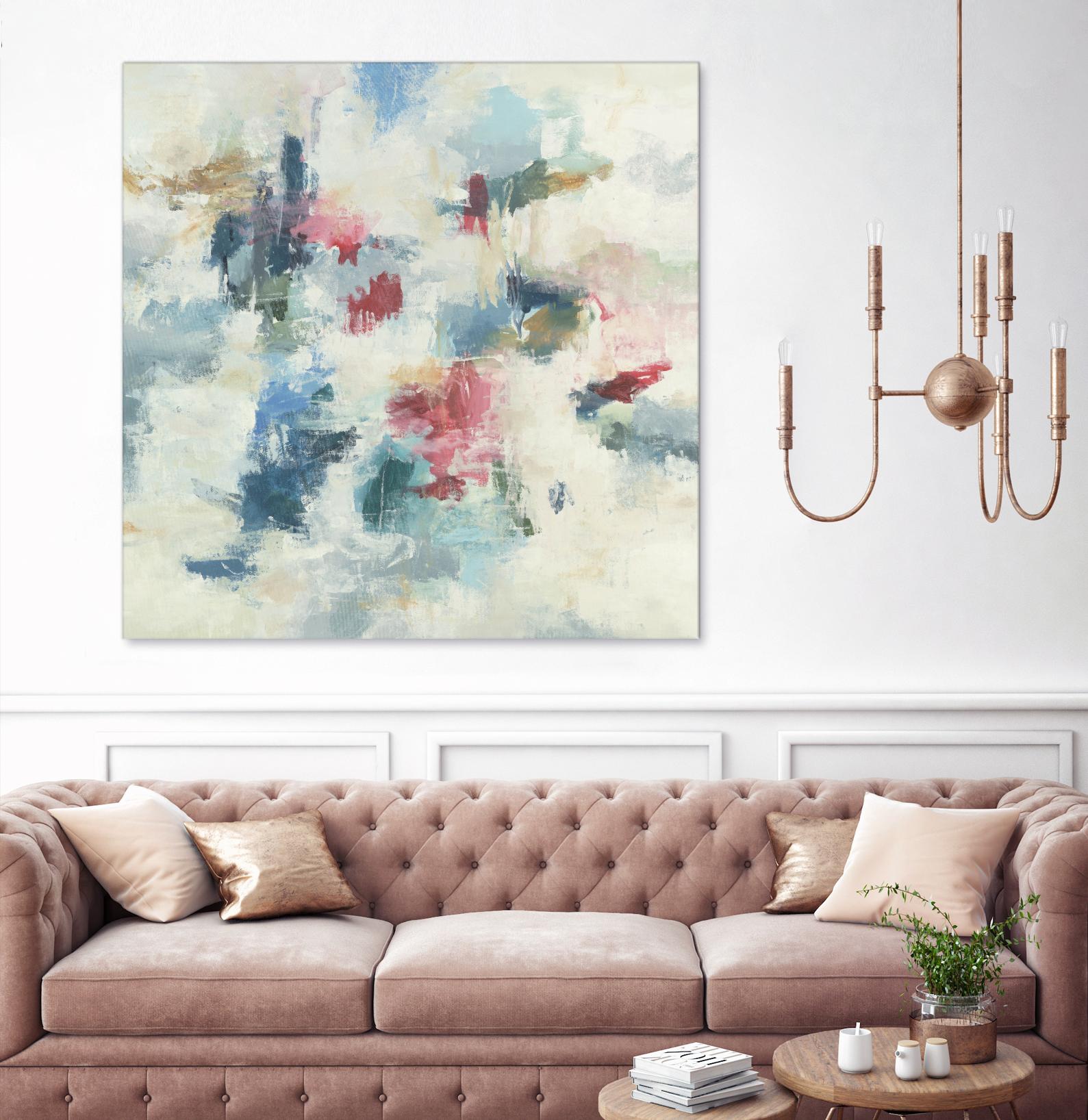 New Beginnings by Randy Hibberd on GIANT ART - blues abstract