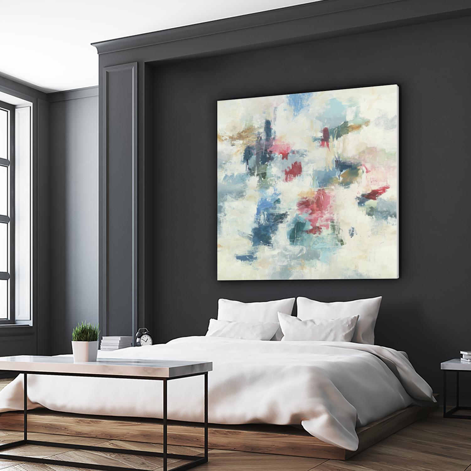 New Beginnings by Randy Hibberd on GIANT ART - blues abstract