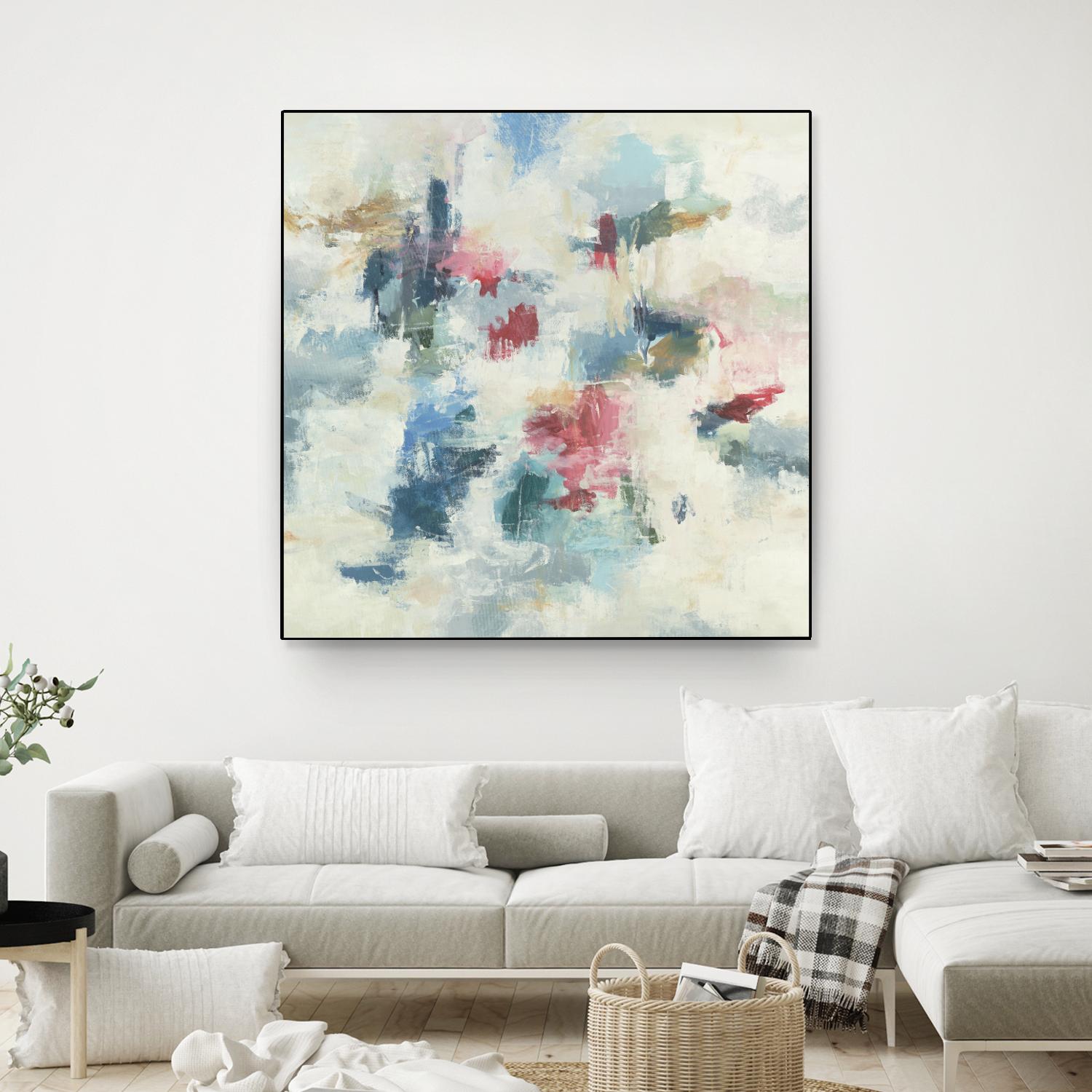 New Beginnings by Randy Hibberd on GIANT ART - blues abstract