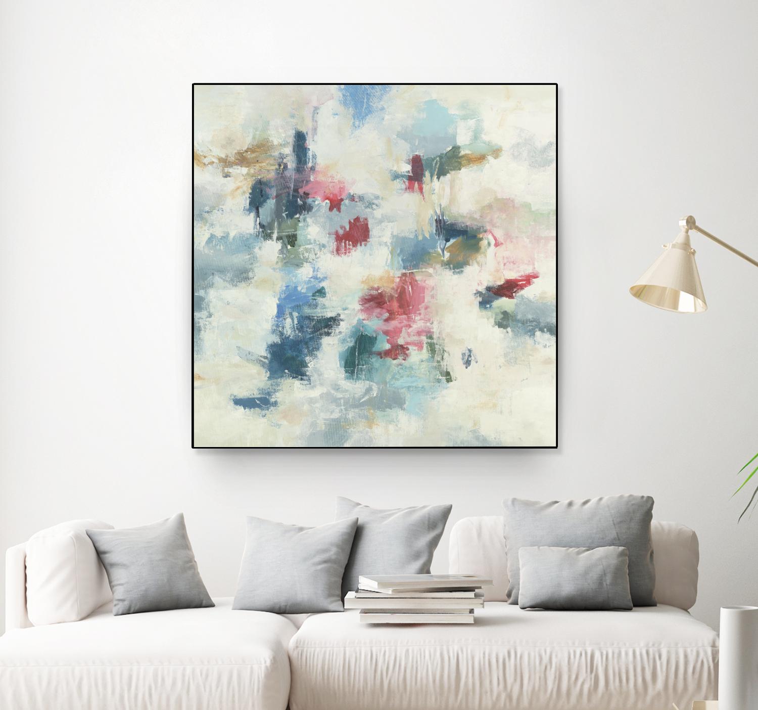 New Beginnings by Randy Hibberd on GIANT ART - blues abstract