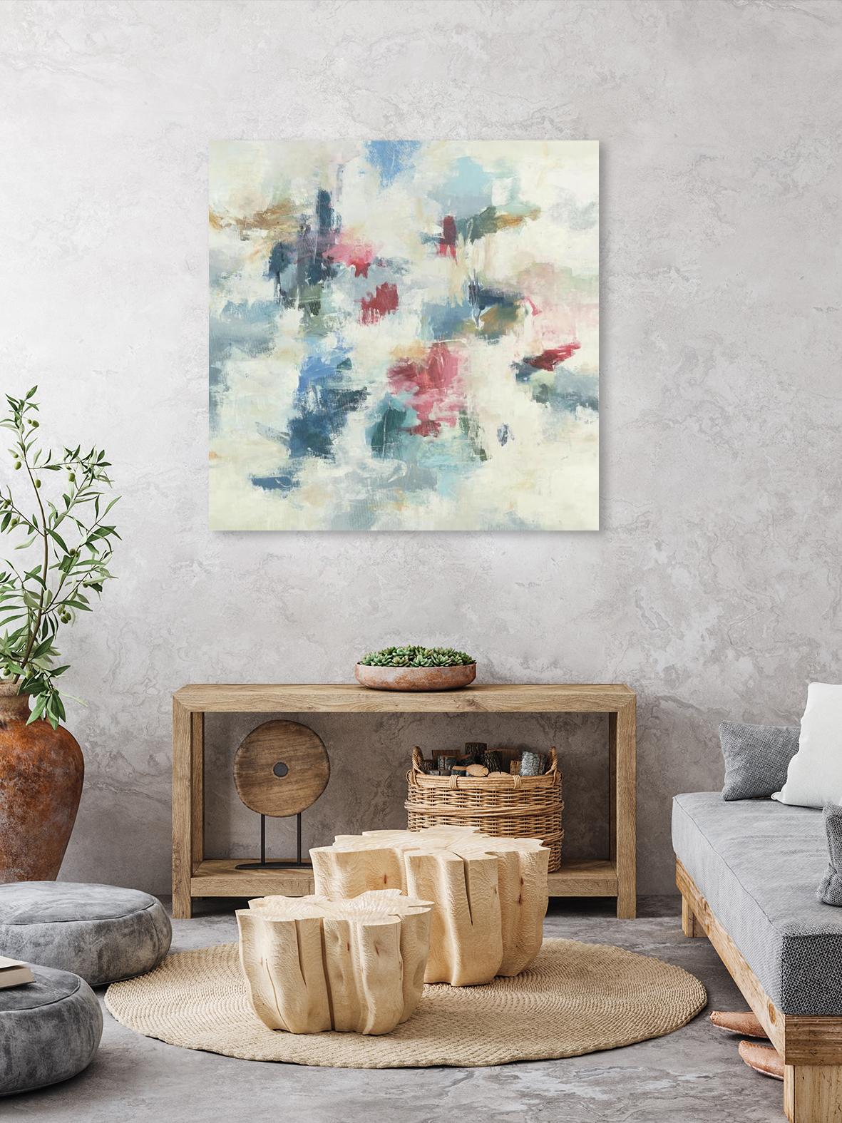 New Beginnings by Randy Hibberd on GIANT ART - blues abstract