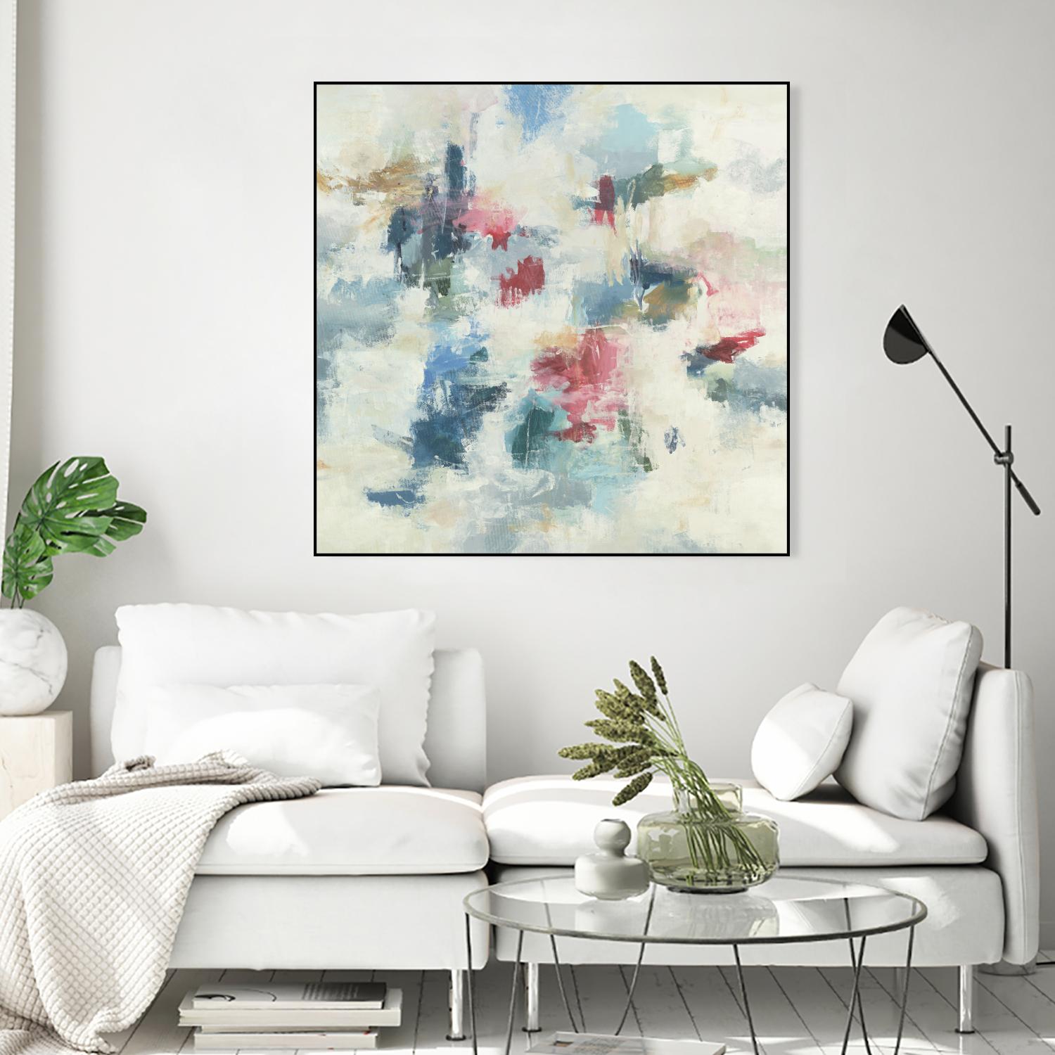 New Beginnings by Randy Hibberd on GIANT ART - blues abstract