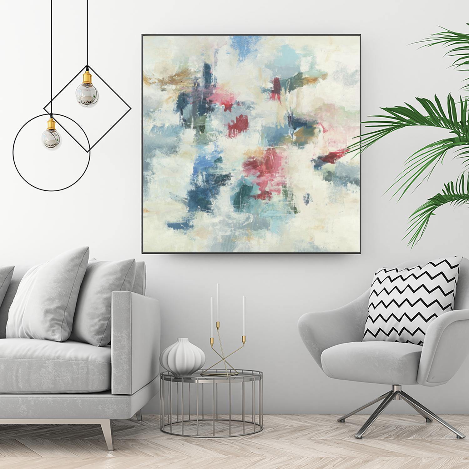 New Beginnings by Randy Hibberd on GIANT ART - blues abstract