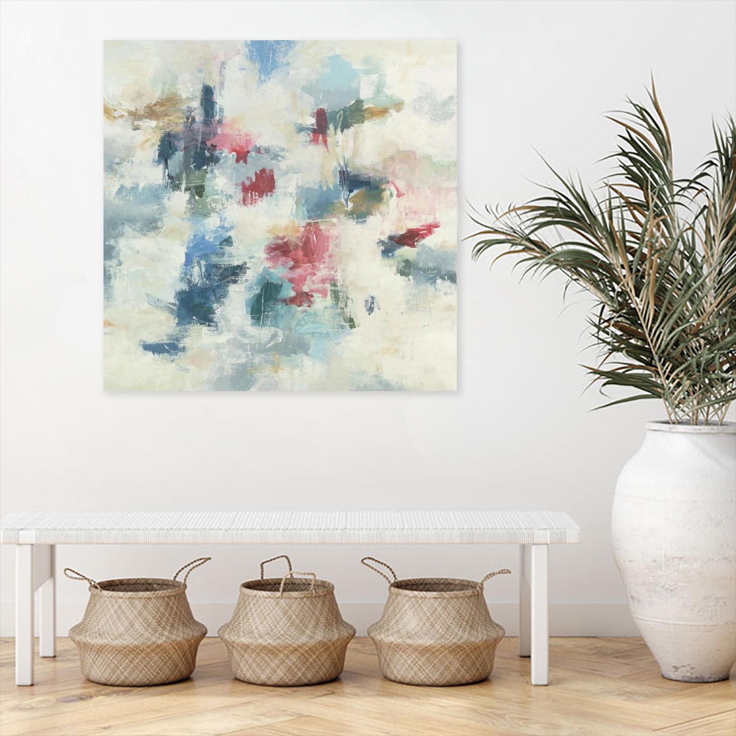 New Beginnings by Randy Hibberd on GIANT ART - blues abstract