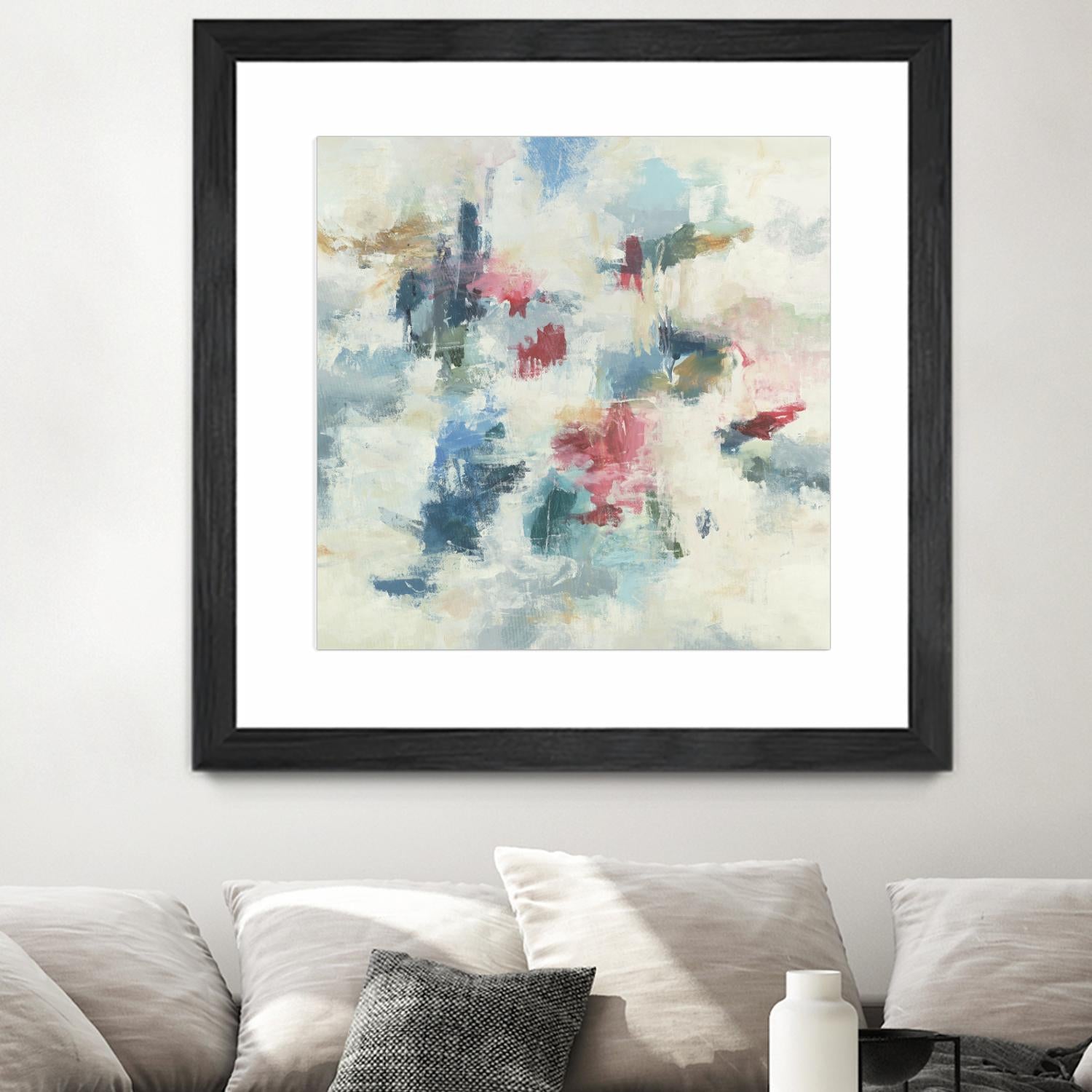 New Beginnings by Randy Hibberd on GIANT ART - blues abstract