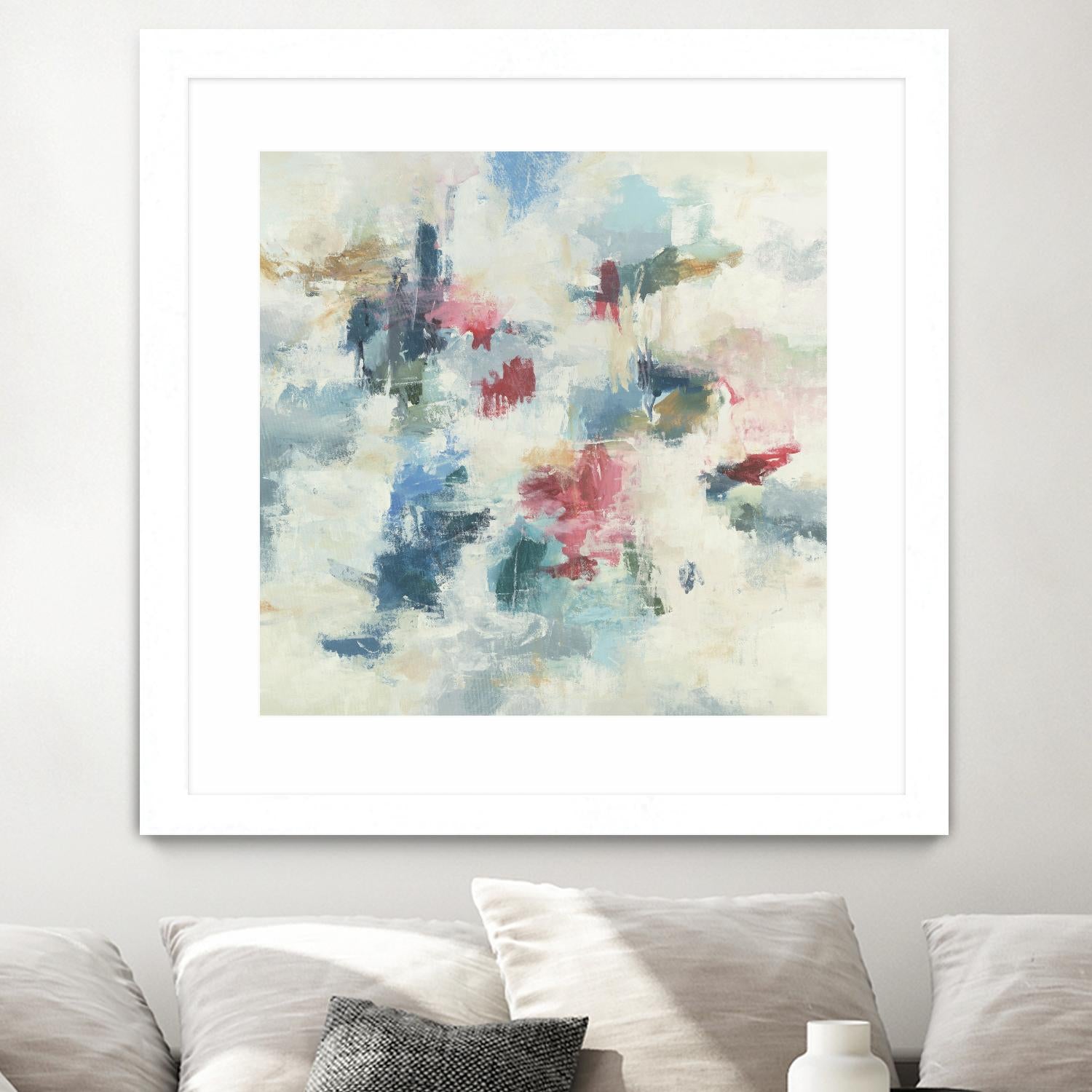 New Beginnings by Randy Hibberd on GIANT ART - blues abstract