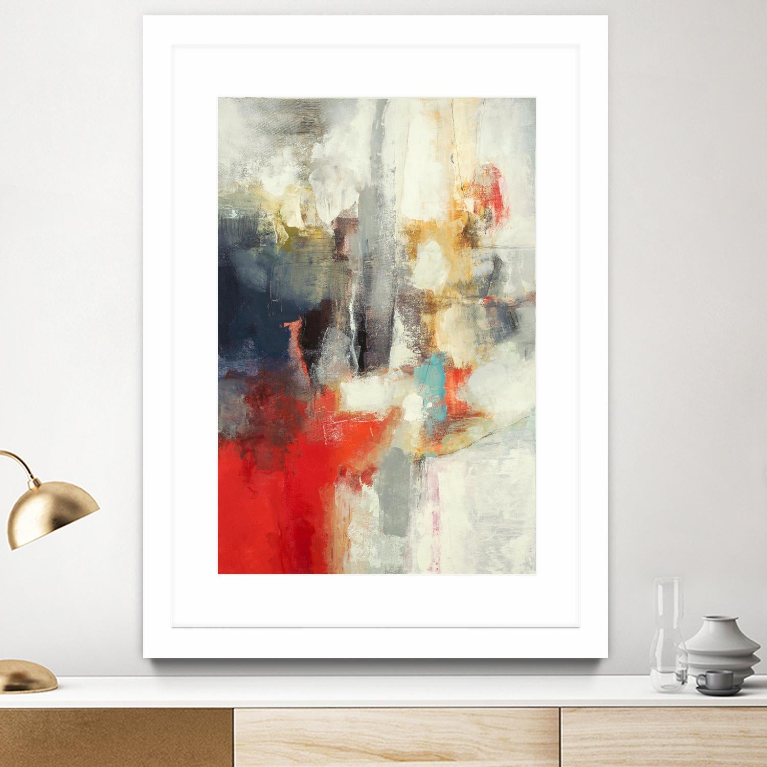 View Point by Randy Hibberd on GIANT ART - reds abstract red