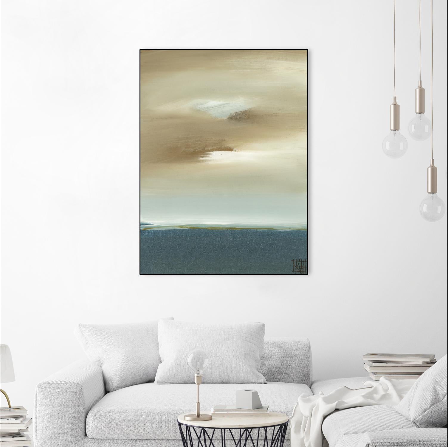 January I by Kelsey Hochstatter on GIANT ART - beige abstract