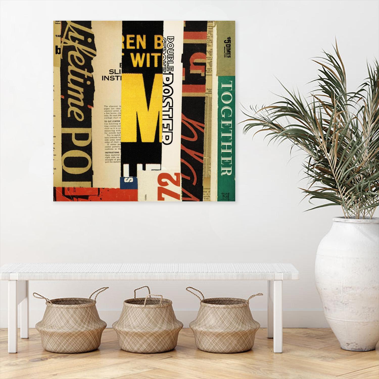 Emerge III by Kelsey Hochstatter on GIANT ART - yellow contemporary