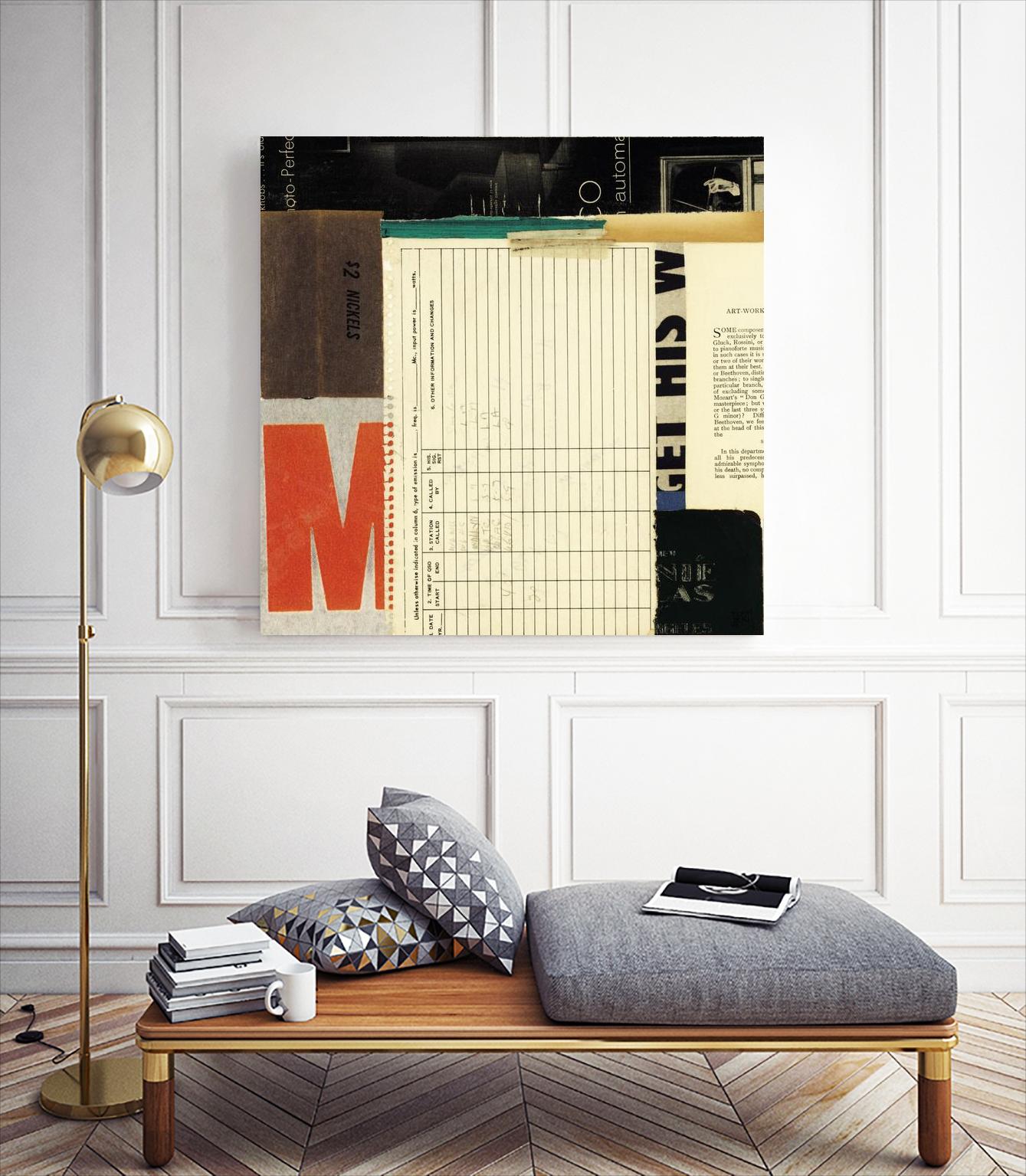 Emerge VI by Kelsey Hochstatter on GIANT ART - orange contemporary