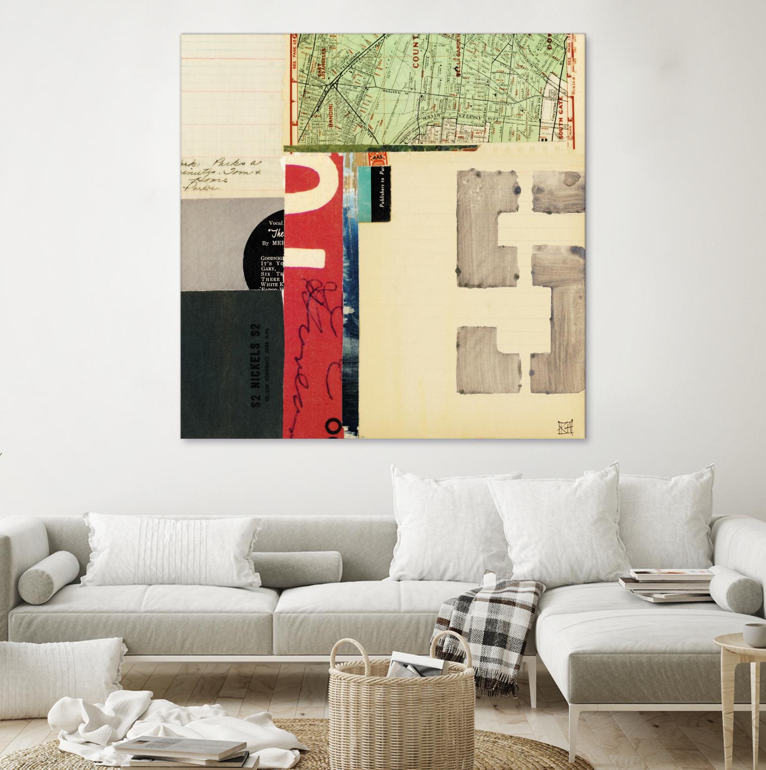 Emerge IX by Kelsey Hochstatter on GIANT ART - red contemporary