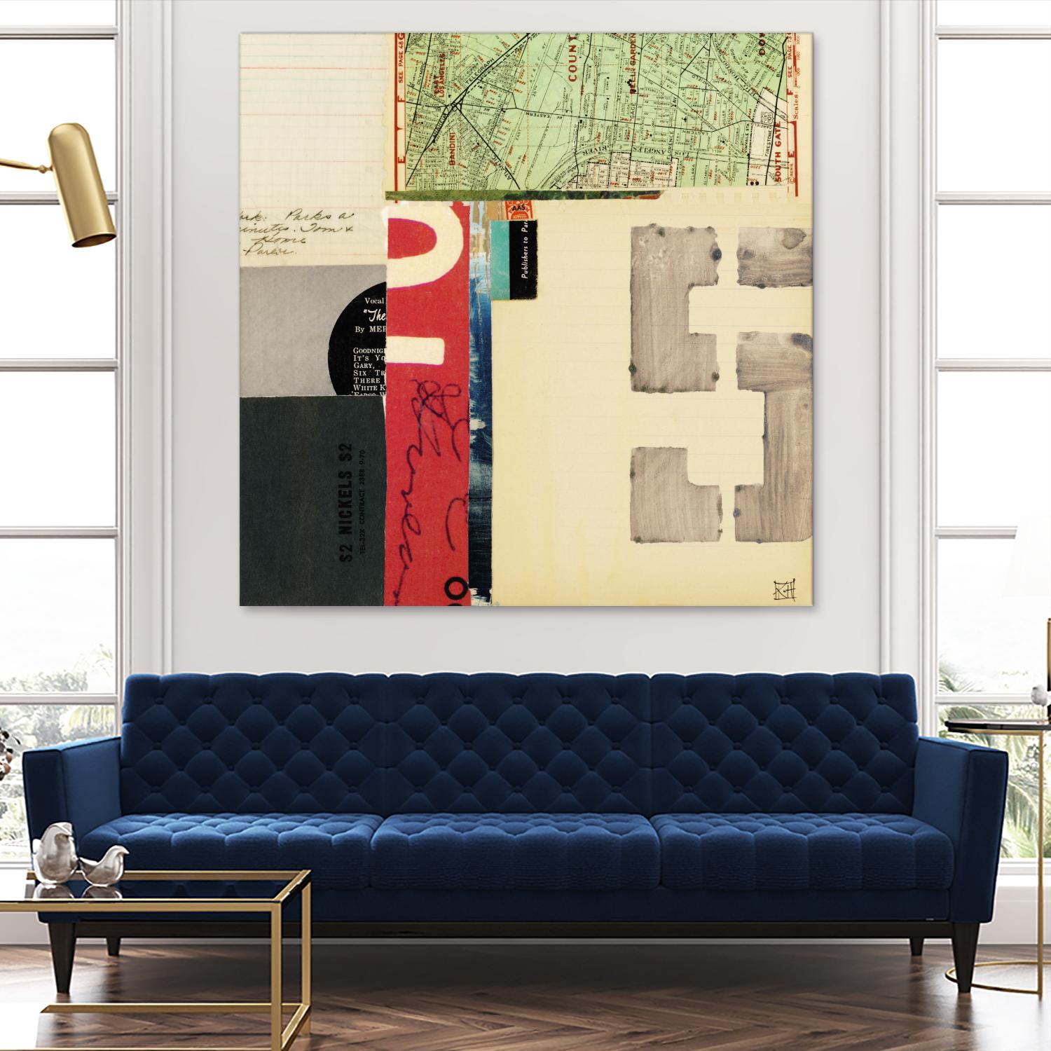 Emerge IX by Kelsey Hochstatter on GIANT ART - red contemporary