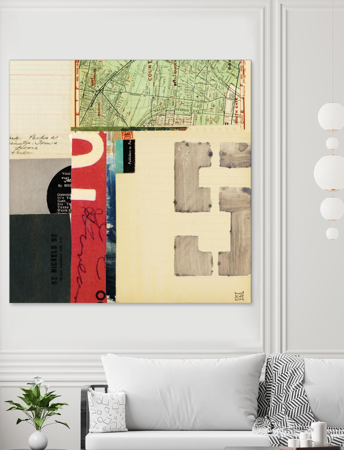 Emerge IX by Kelsey Hochstatter on GIANT ART - red contemporary