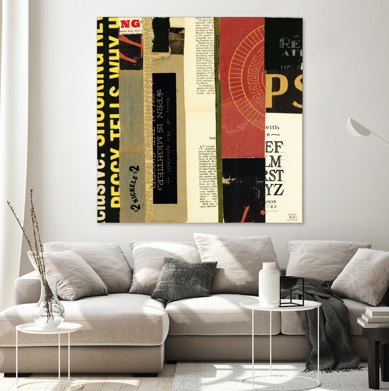 Emerge XV by Kelsey Hochstatter on GIANT ART - red contemporary