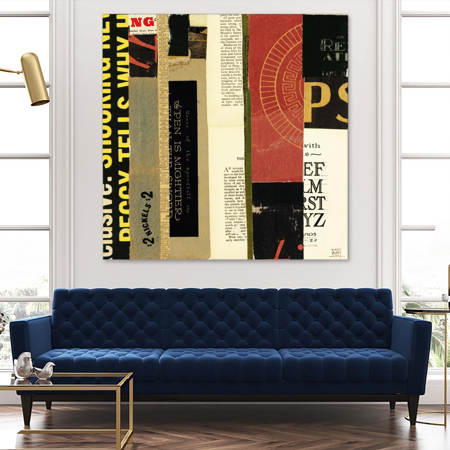 Emerge XV by Kelsey Hochstatter on GIANT ART - red contemporary