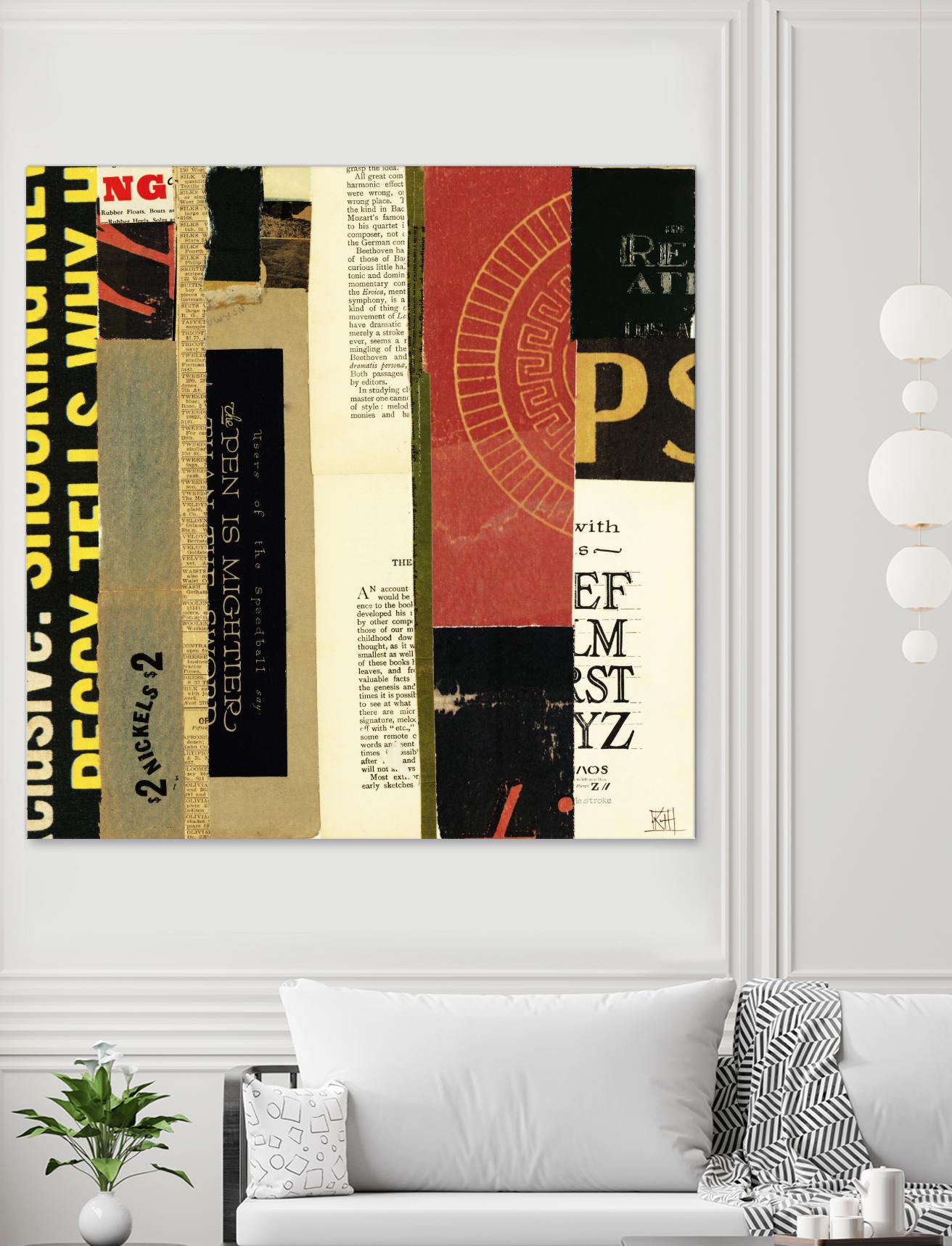 Emerge XV by Kelsey Hochstatter on GIANT ART - red contemporary