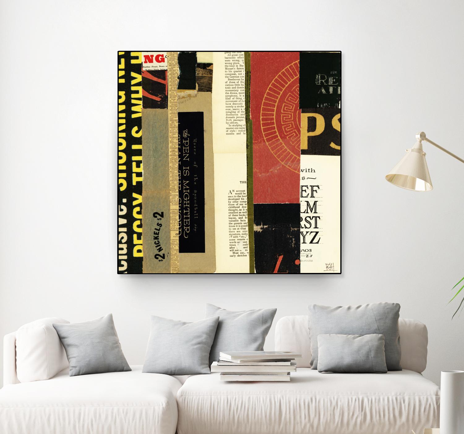 Emerge XV by Kelsey Hochstatter on GIANT ART - red contemporary