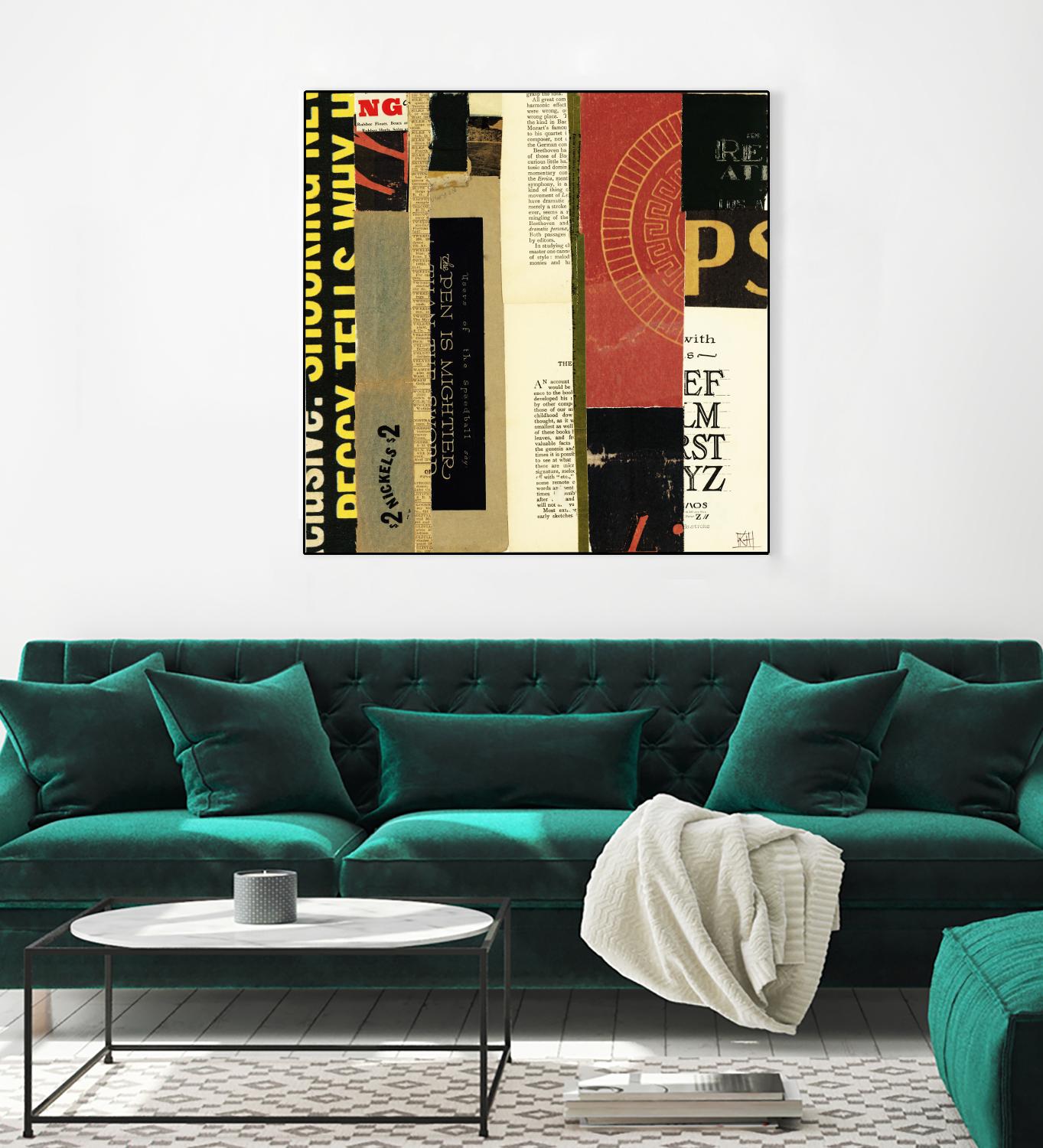 Emerge XV by Kelsey Hochstatter on GIANT ART - red contemporary