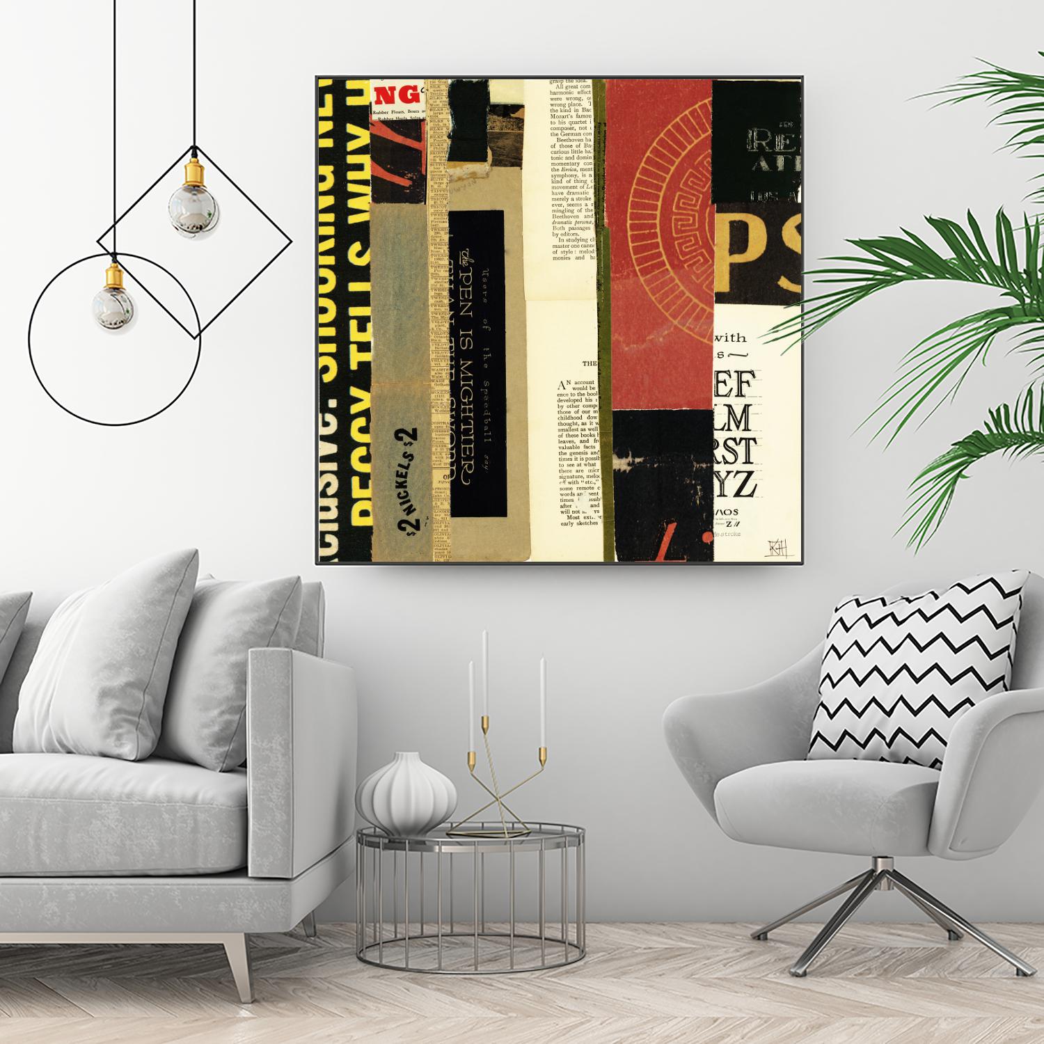 Emerge XV by Kelsey Hochstatter on GIANT ART - red contemporary