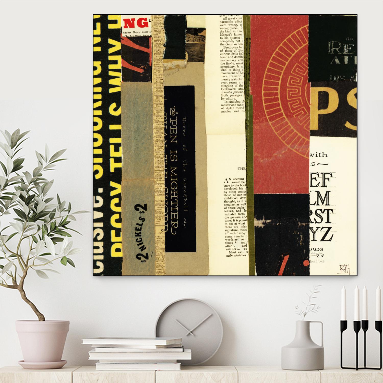 Emerge XV by Kelsey Hochstatter on GIANT ART - red contemporary