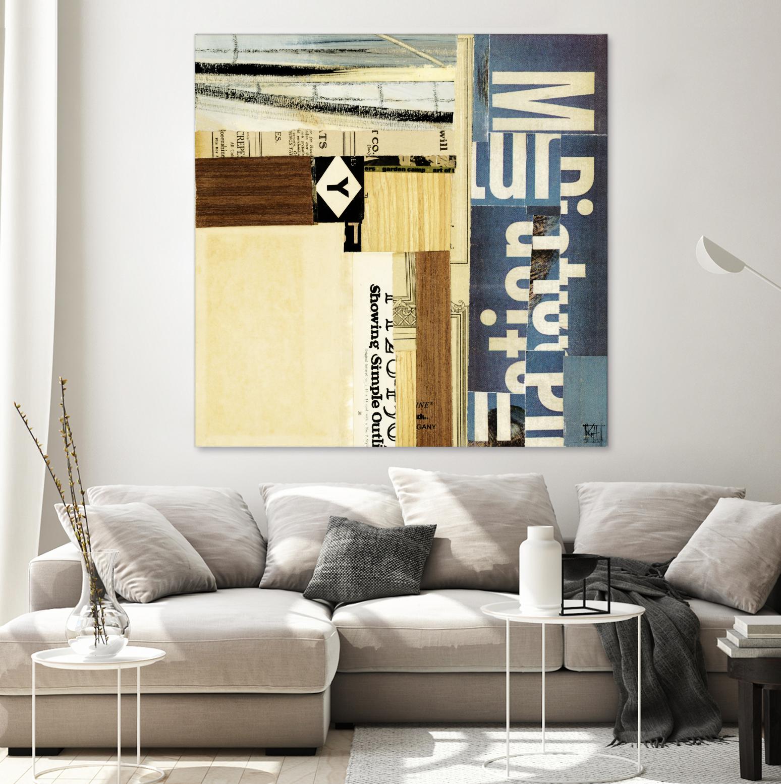 Emerge XVII by Kelsey Hochstatter on GIANT ART - beige contemporary