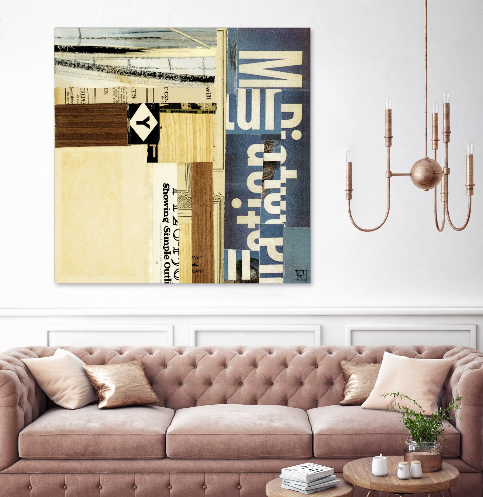 Emerge XVII by Kelsey Hochstatter on GIANT ART - beige contemporary