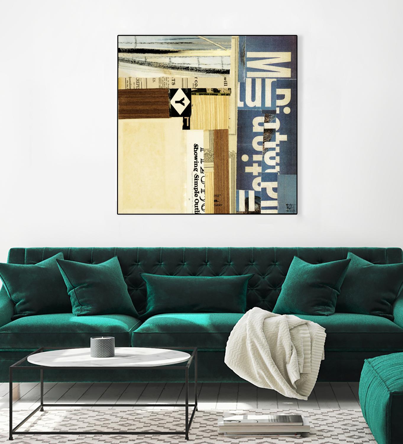 Emerge XVII by Kelsey Hochstatter on GIANT ART - beige contemporary