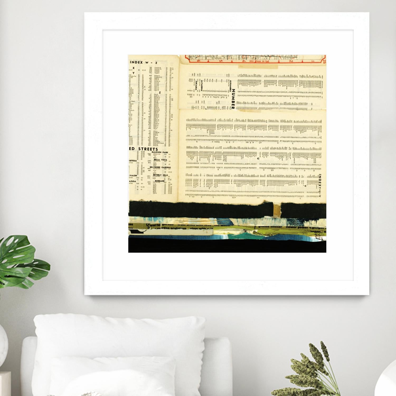 Ephemera Scape III by Kelsey Hochstatter on GIANT ART - black contemporary