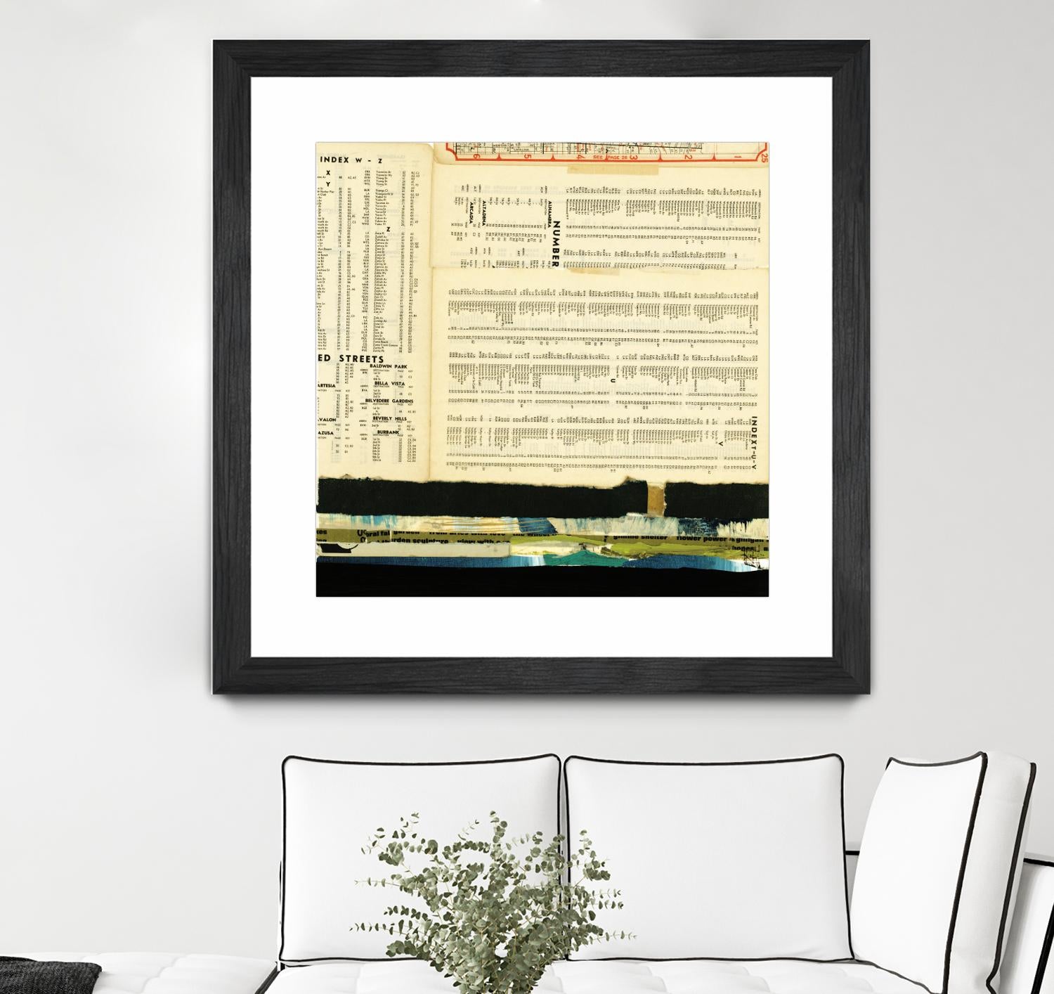 Ephemera Scape III by Kelsey Hochstatter on GIANT ART - black contemporary