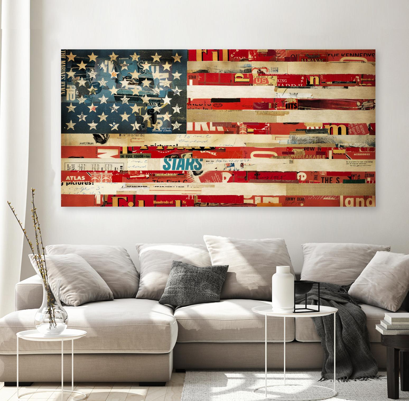 May of '76, Stitch by Stitch by Kelsey Hochstatter on GIANT ART - red contemporary