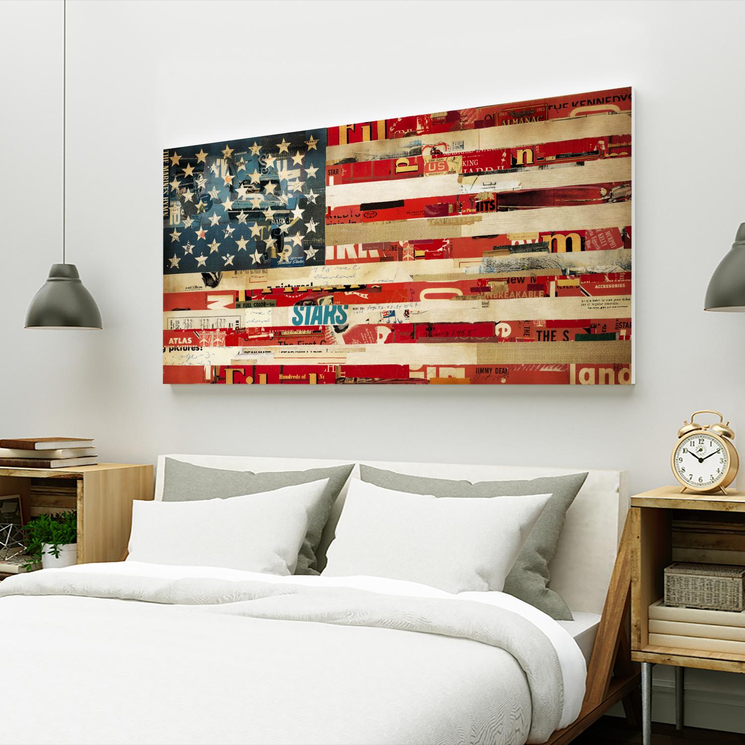 May of '76, Stitch by Stitch by Kelsey Hochstatter on GIANT ART - red contemporary