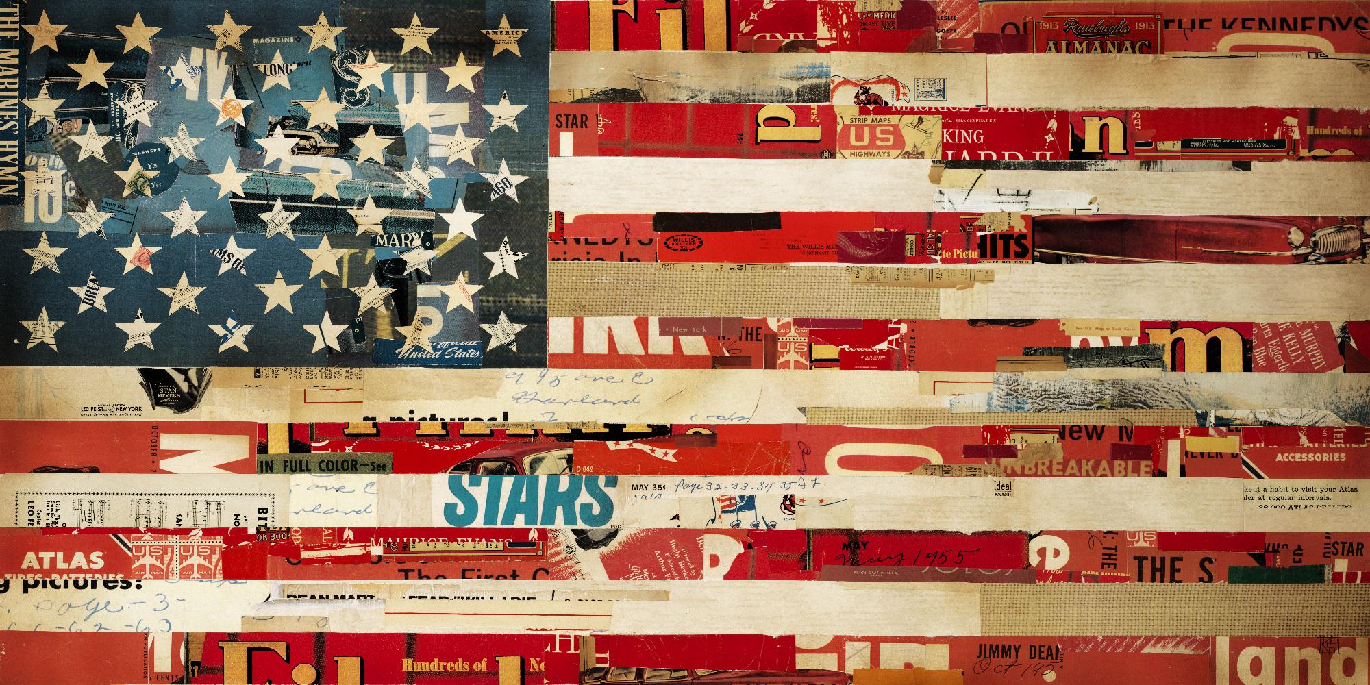 May of '76, Stitch by Stitch by Kelsey Hochstatter on GIANT ART - red contemporary