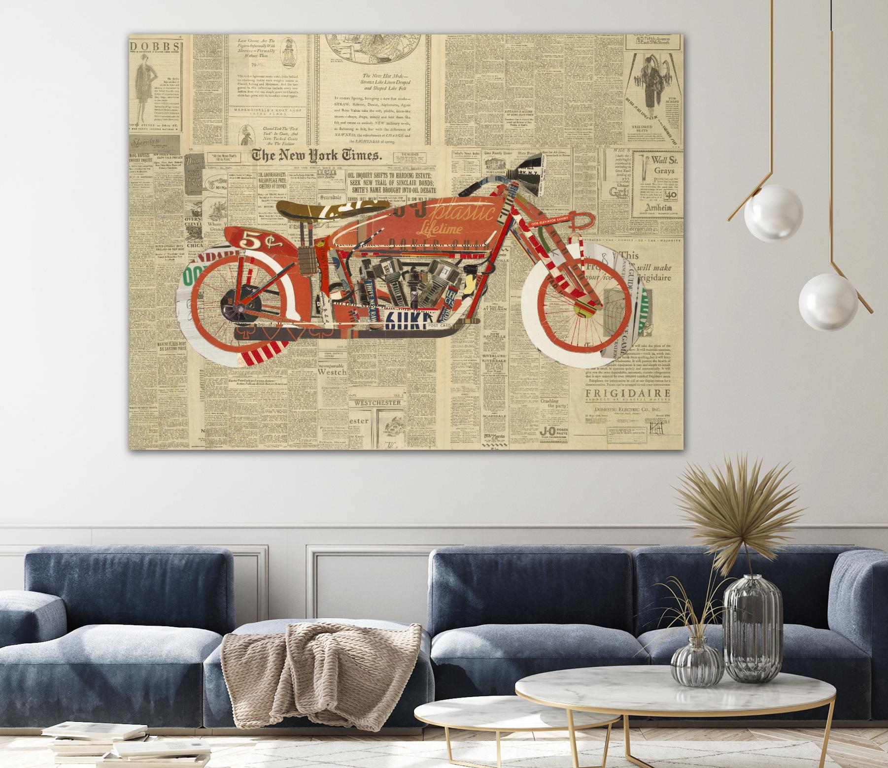 Vintage Red by Kelsey Hochstatter on GIANT ART - red vintage