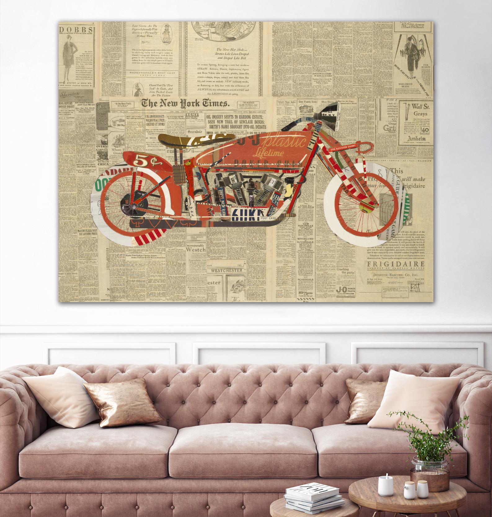 Vintage Red by Kelsey Hochstatter on GIANT ART - red vintage