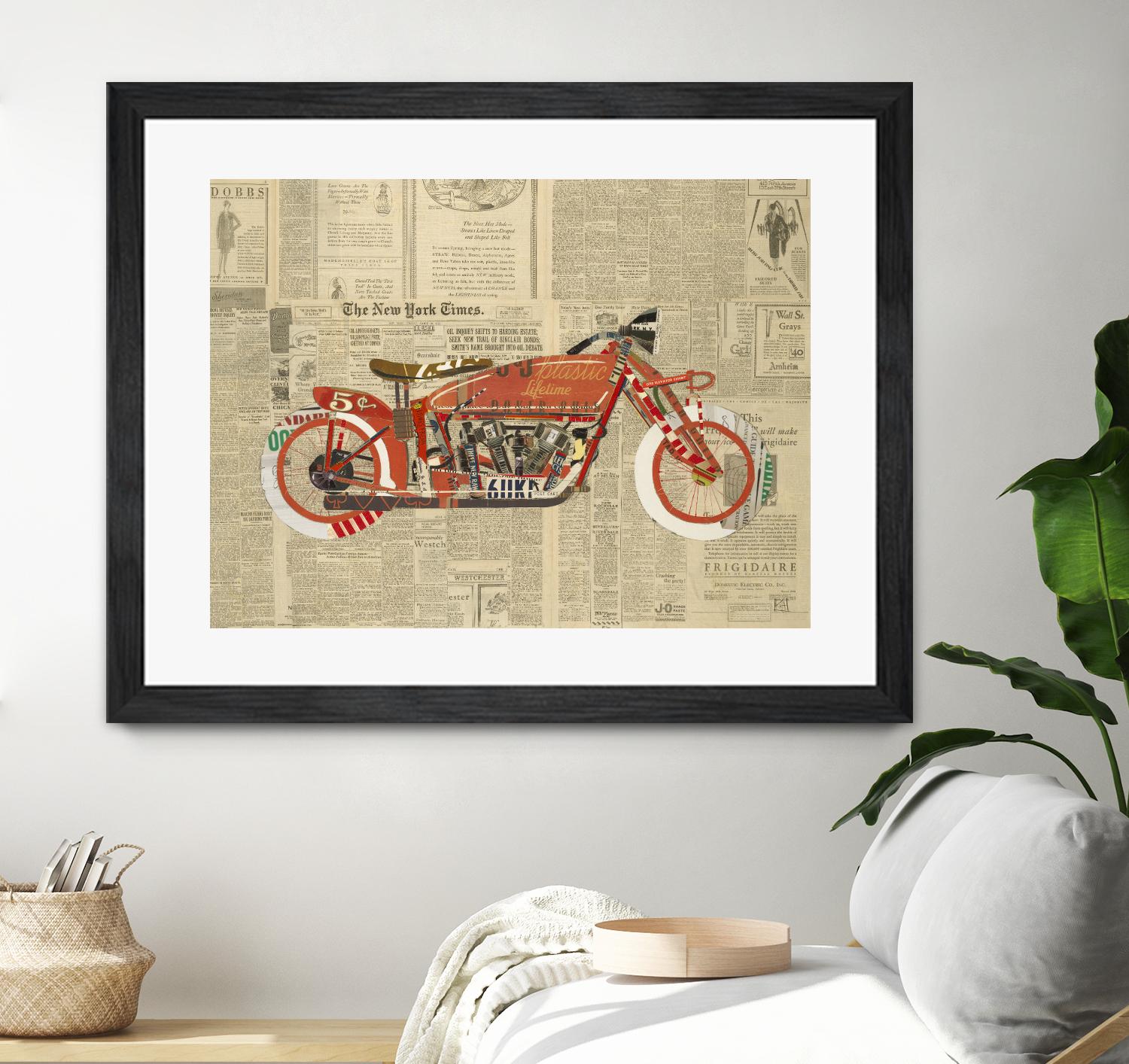 Vintage Red by Kelsey Hochstatter on GIANT ART - red vintage