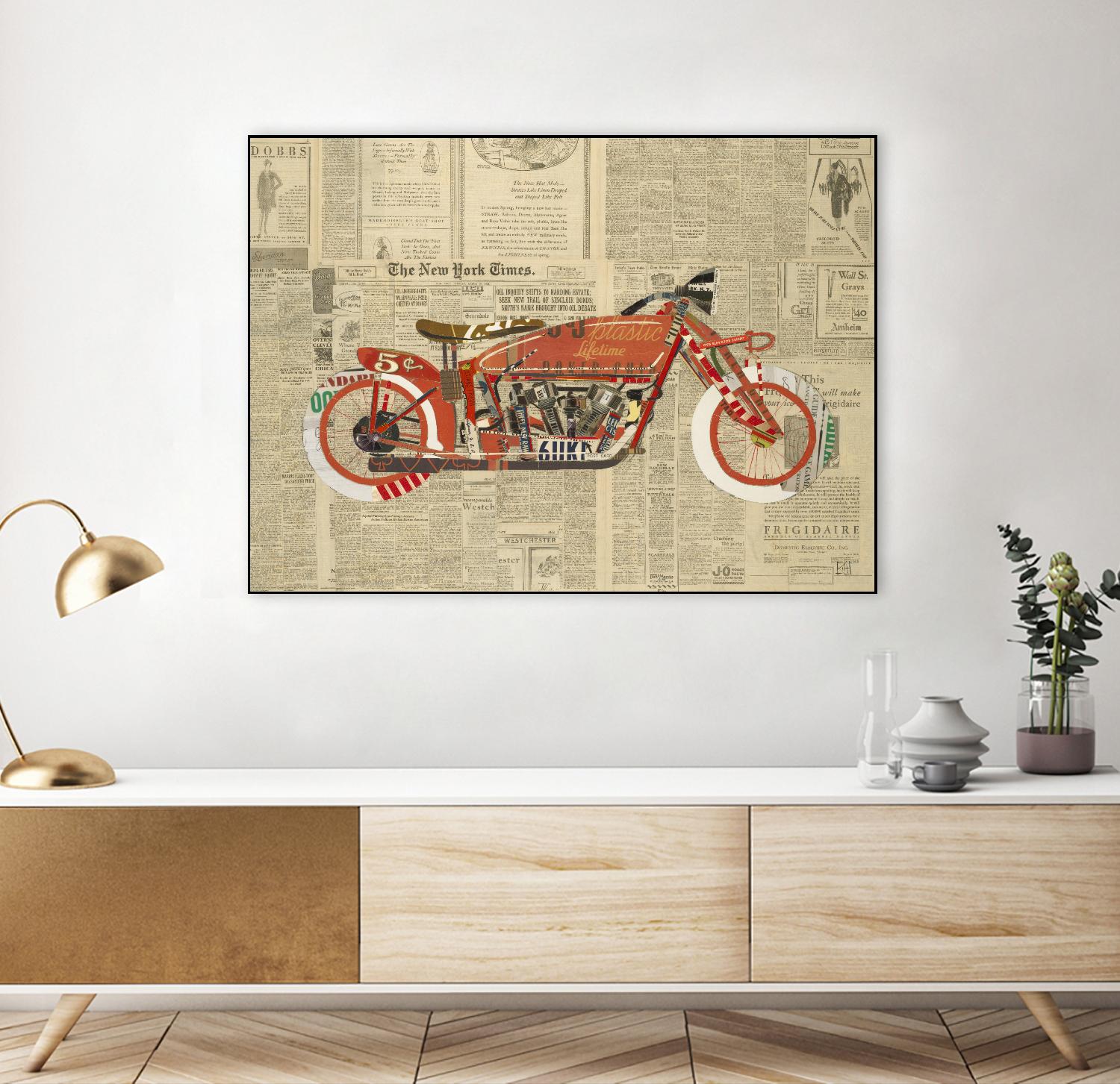 Vintage Red by Kelsey Hochstatter on GIANT ART - red vintage