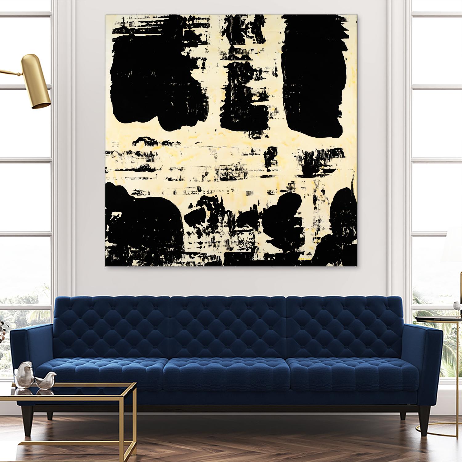 Canary Velocity by Jeff Iorillo on GIANT ART - black abstract