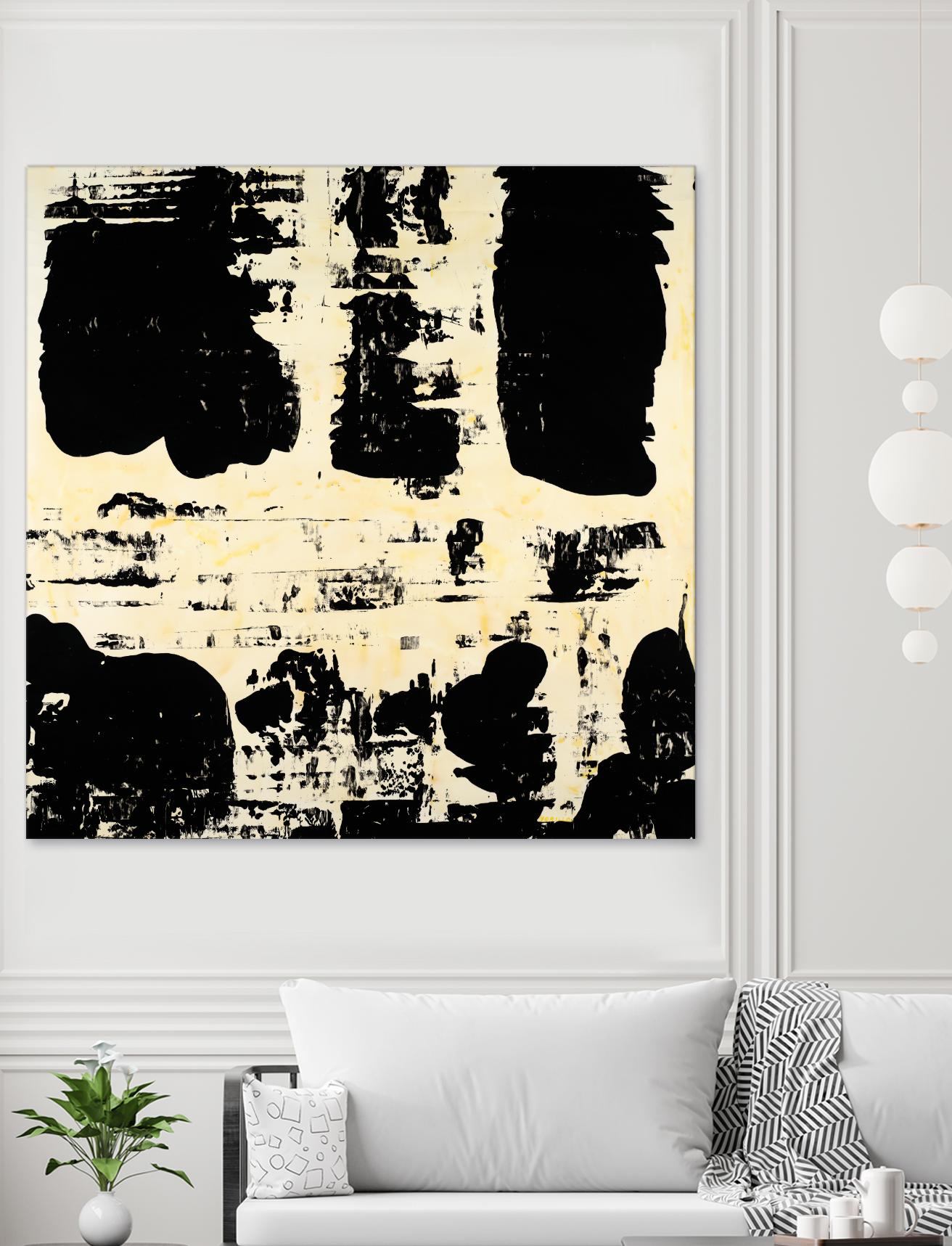 Canary Velocity by Jeff Iorillo on GIANT ART - black abstract