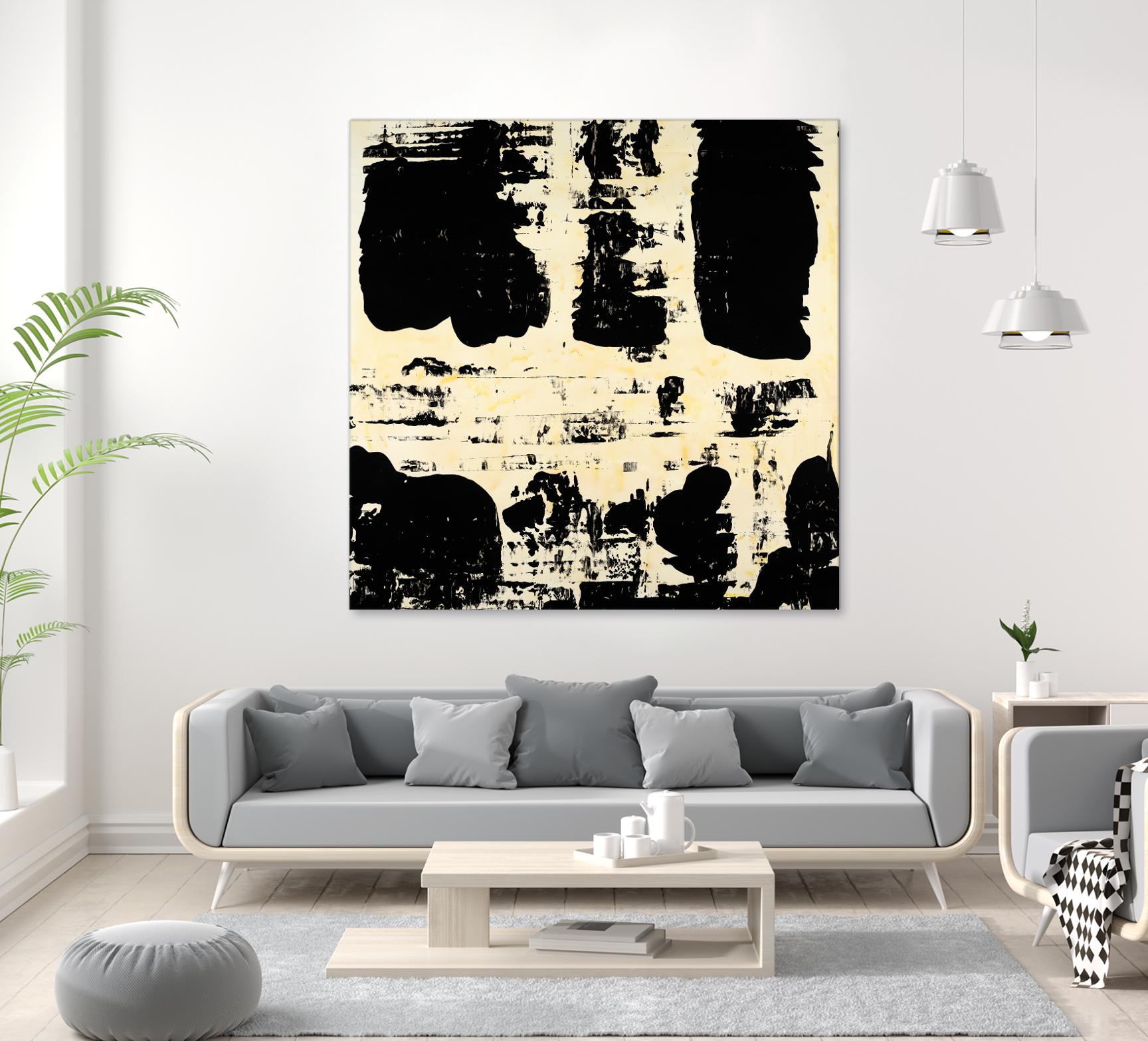 Canary Velocity by Jeff Iorillo on GIANT ART - black abstract