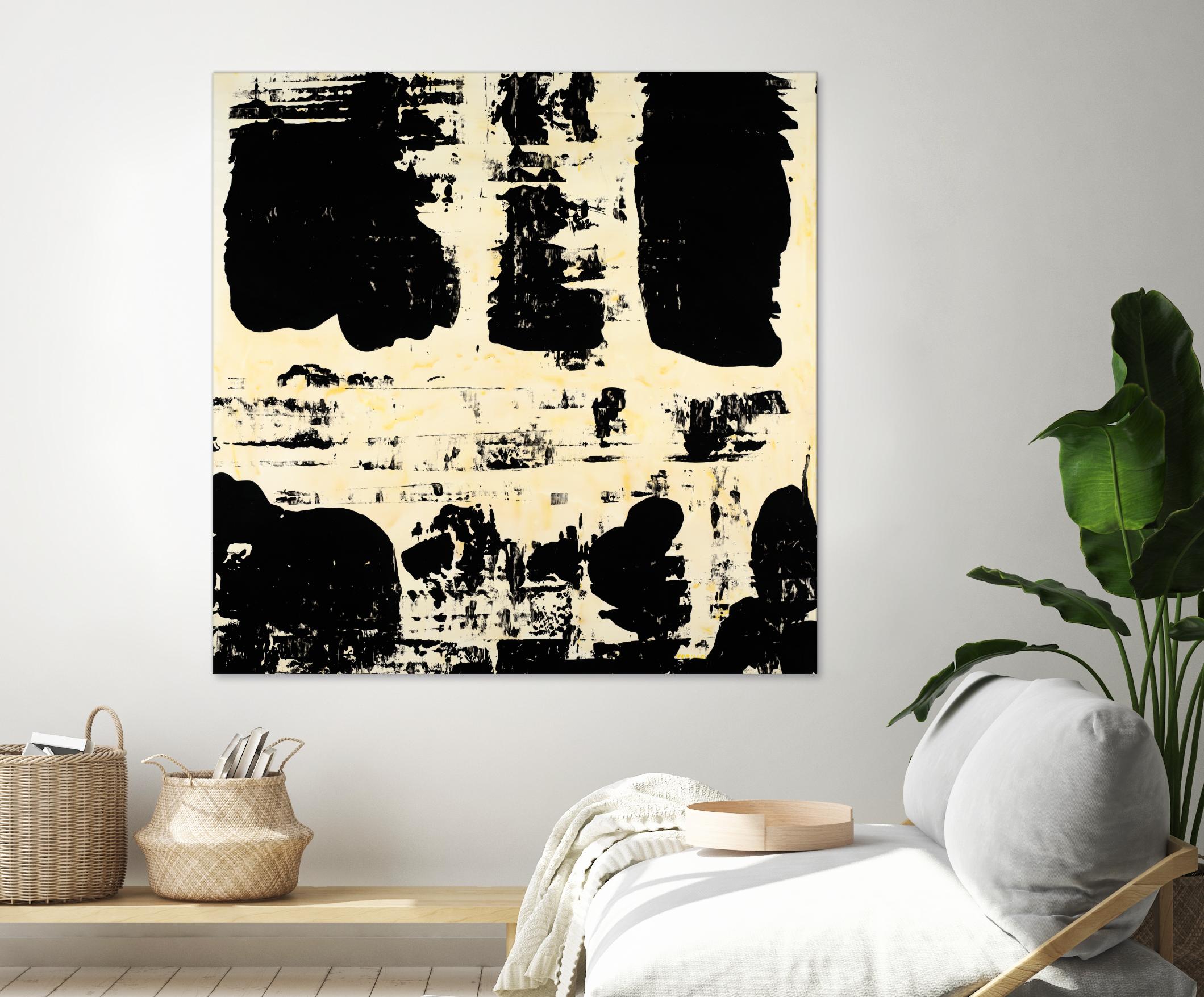 Canary Velocity by Jeff Iorillo on GIANT ART - black abstract