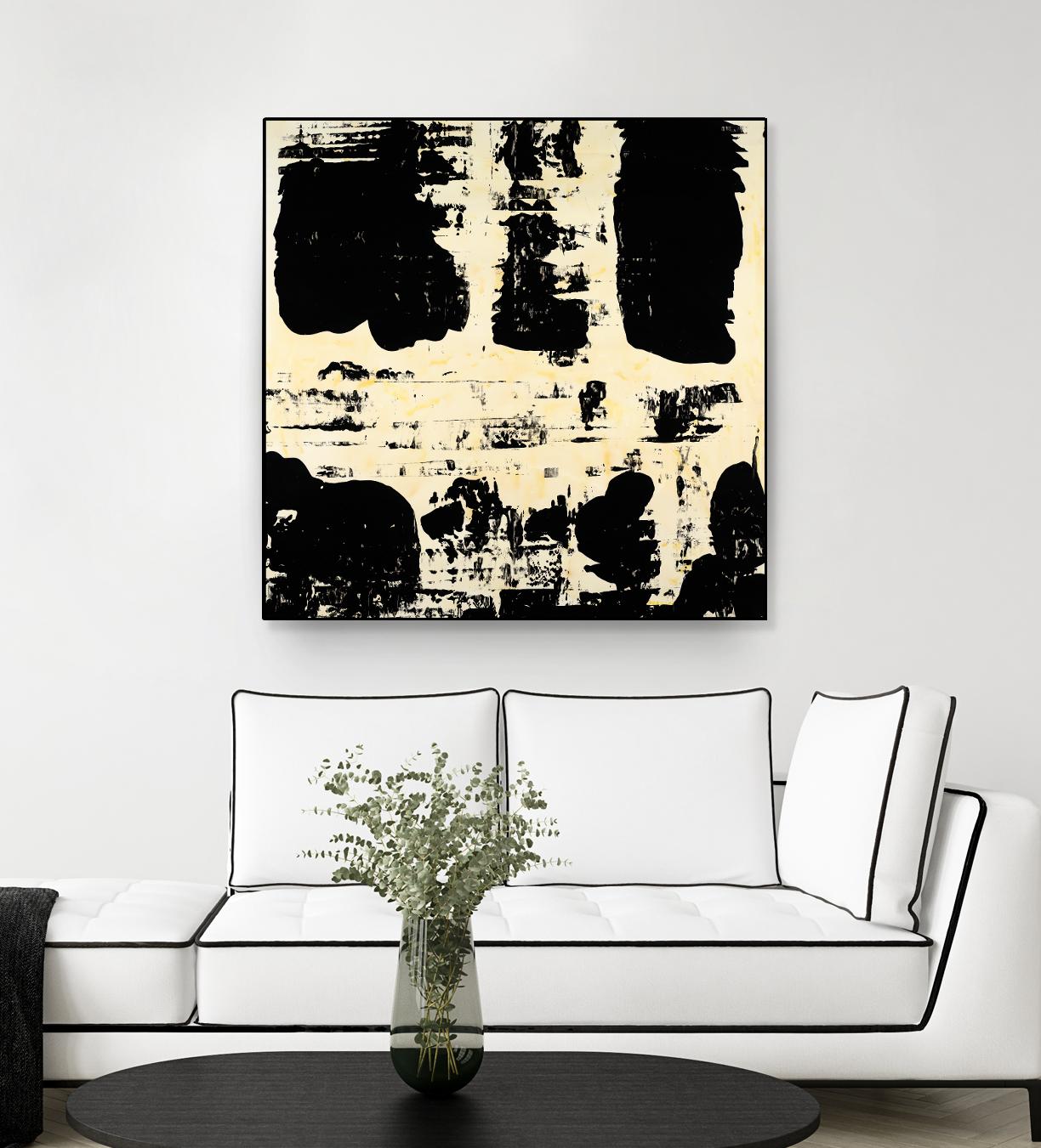 Canary Velocity by Jeff Iorillo on GIANT ART - black abstract