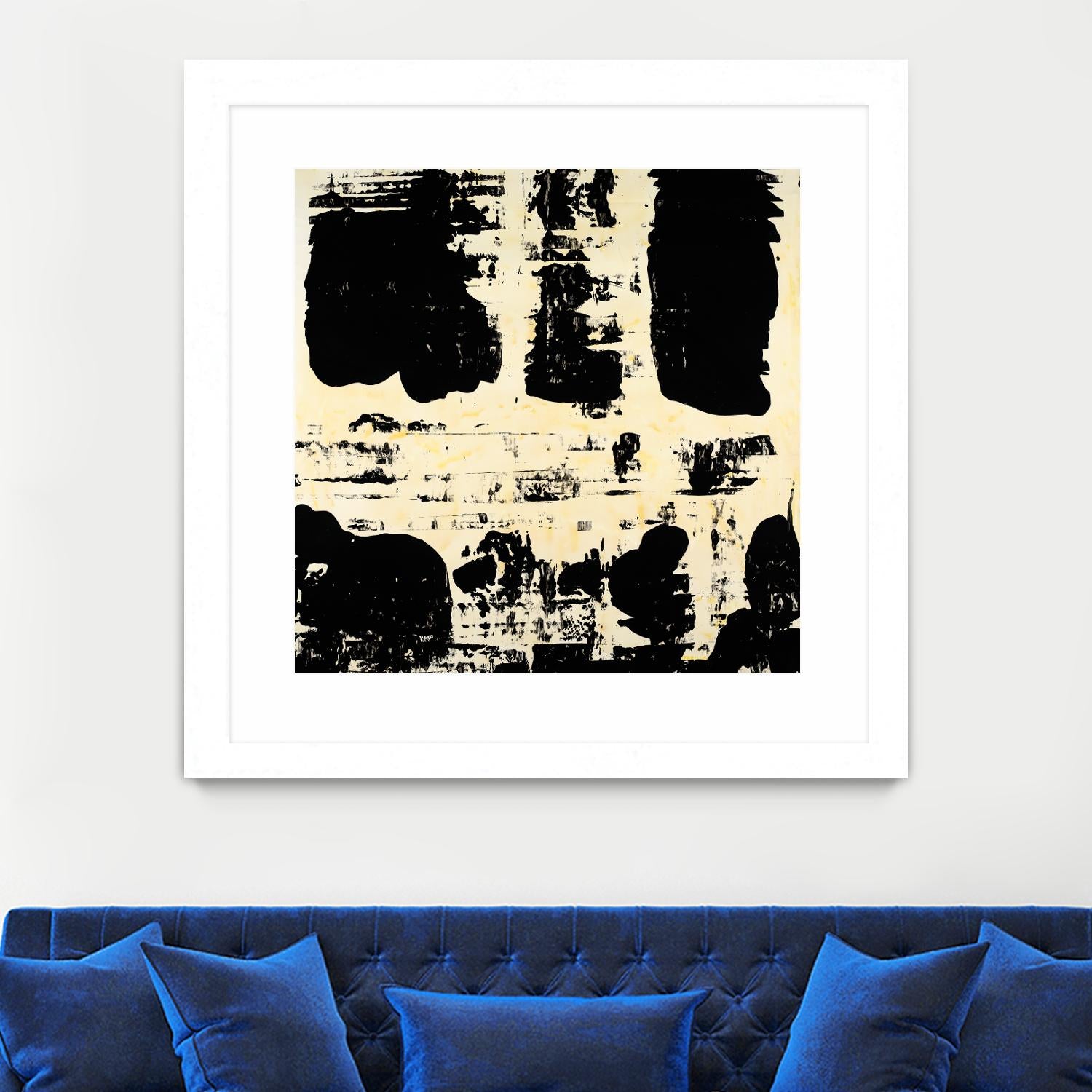 Canary Velocity by Jeff Iorillo on GIANT ART - black abstract