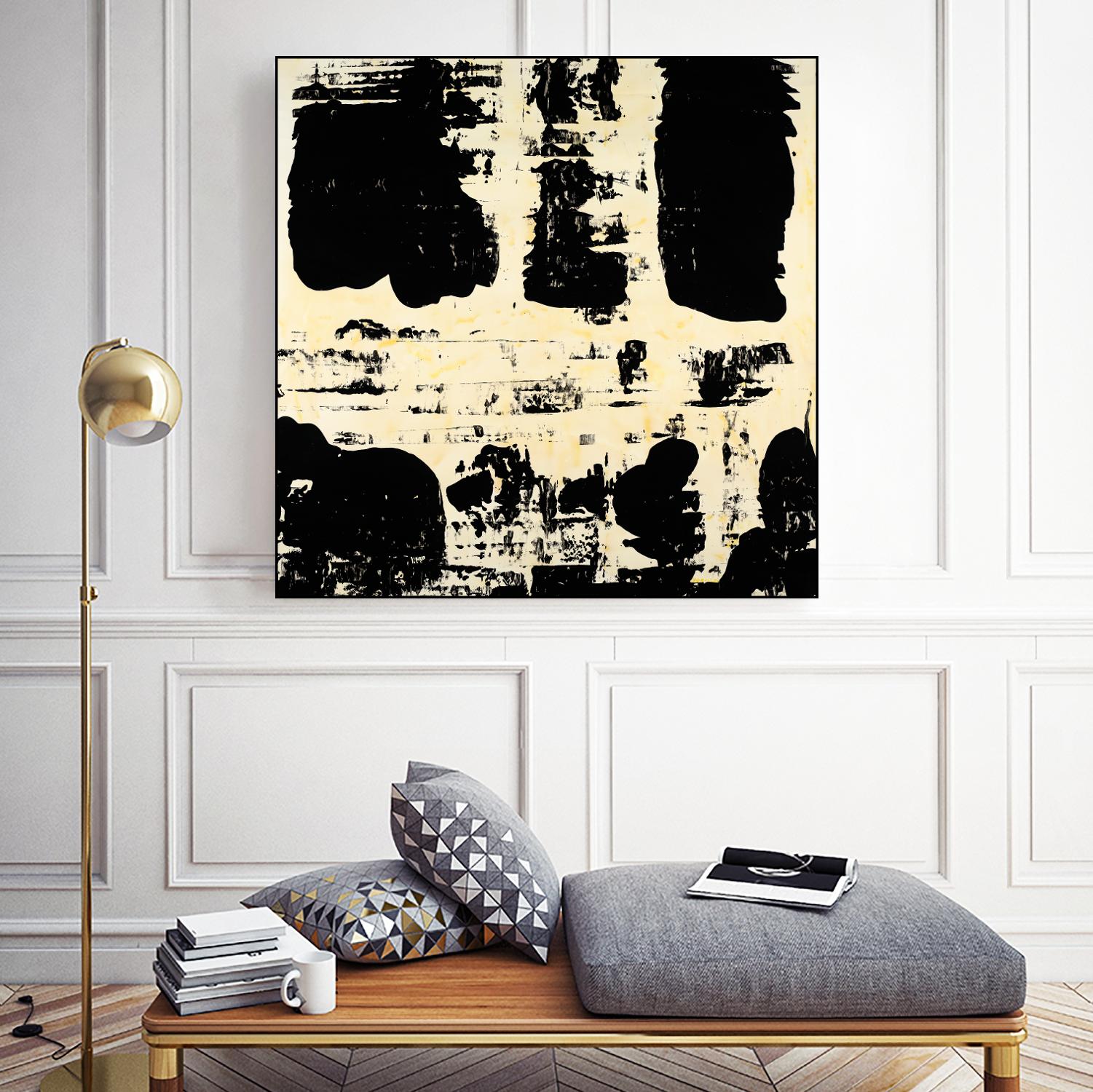 Canary Velocity by Jeff Iorillo on GIANT ART - black abstract