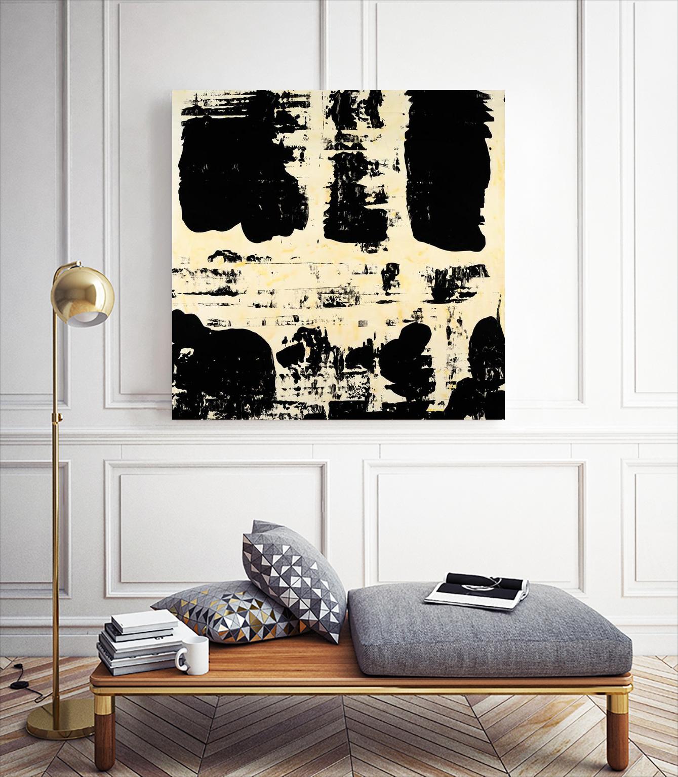 Canary Velocity by Jeff Iorillo on GIANT ART - black abstract