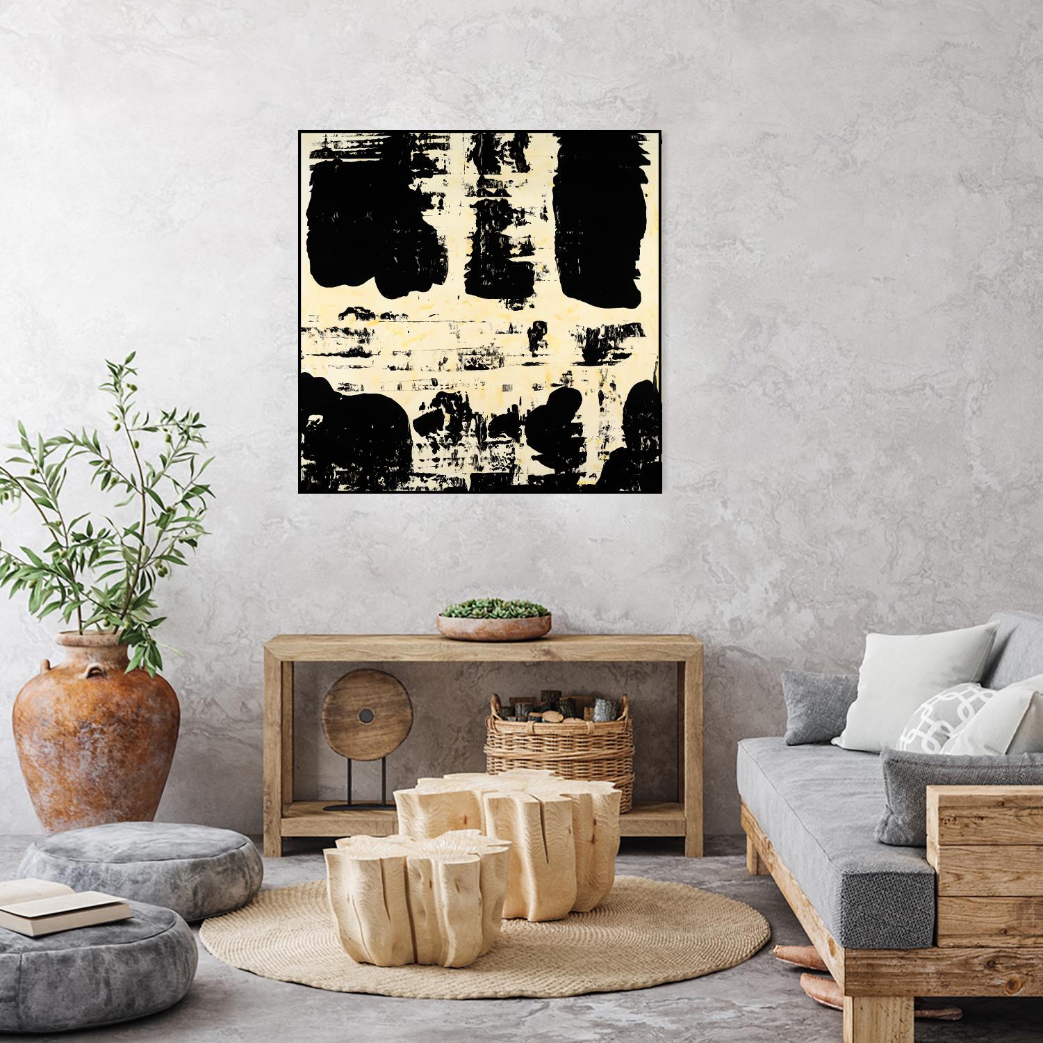 Canary Velocity by Jeff Iorillo on GIANT ART - black abstract