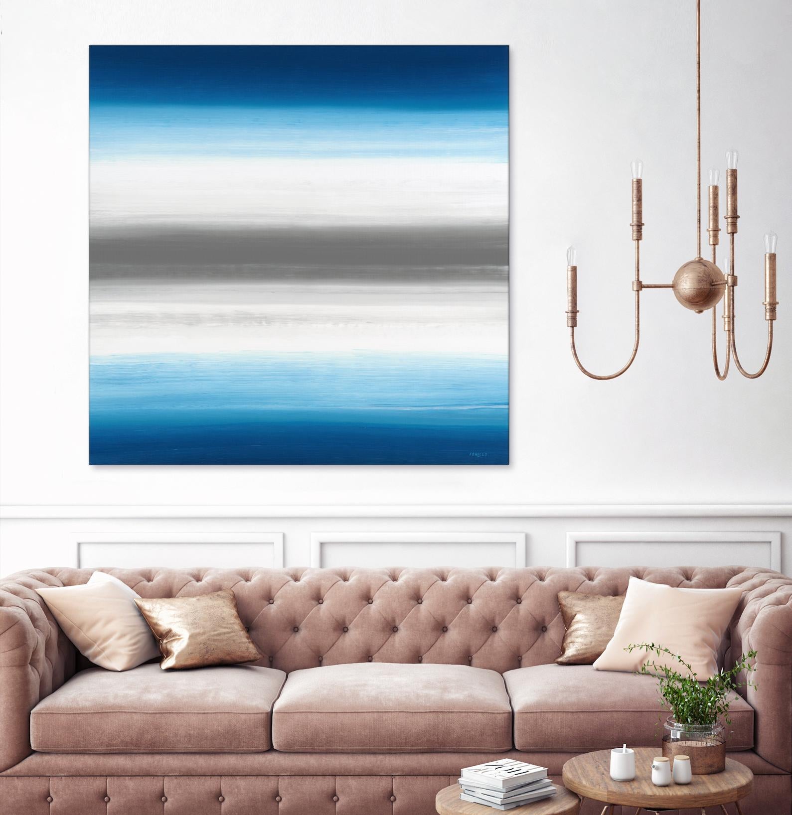 Blue Gradients by Jeff Iorillo on GIANT ART - white abstract