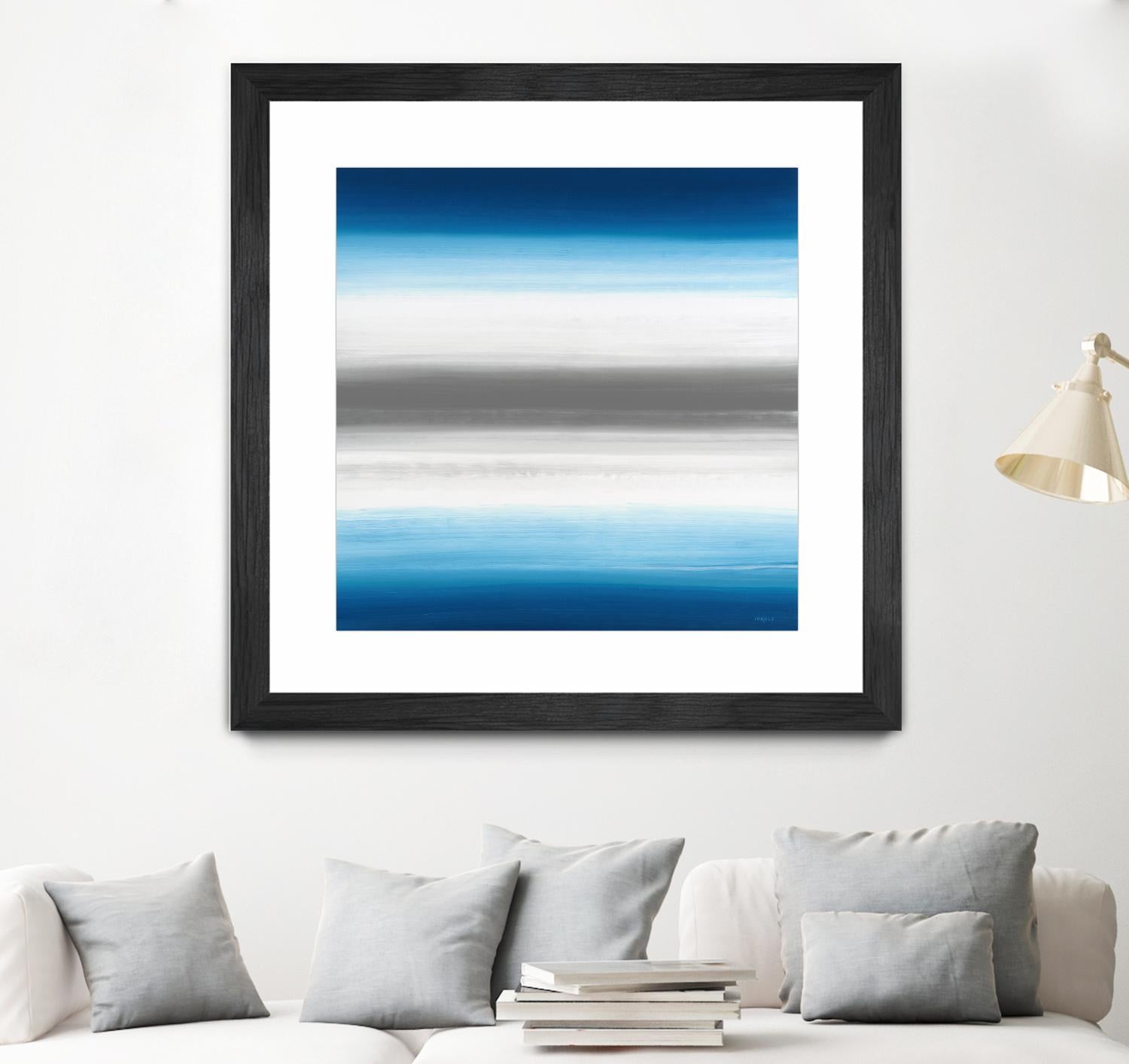 Blue Gradients by Jeff Iorillo on GIANT ART - white abstract