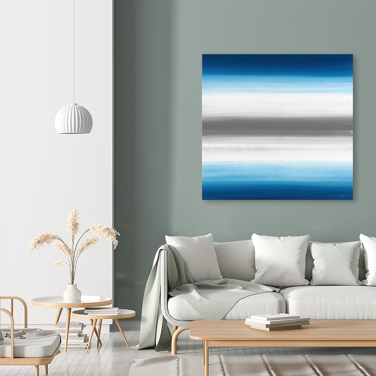 Blue Gradients by Jeff Iorillo on GIANT ART - white abstract