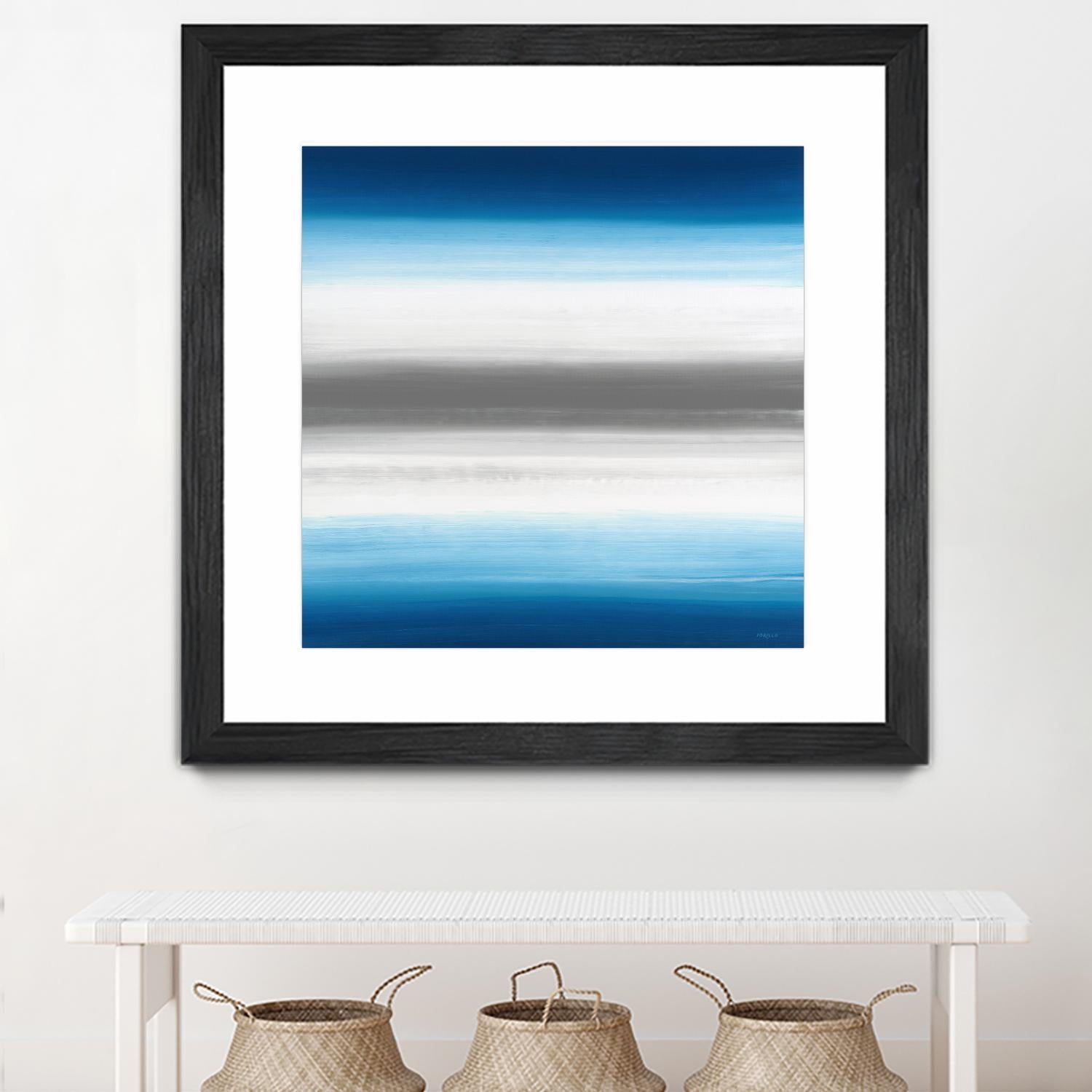 Blue Gradients by Jeff Iorillo on GIANT ART - white abstract