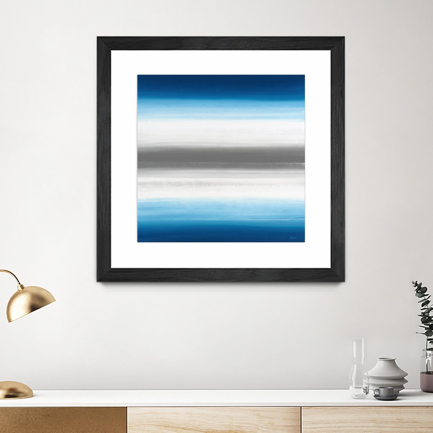 Blue Gradients by Jeff Iorillo on GIANT ART - white abstract